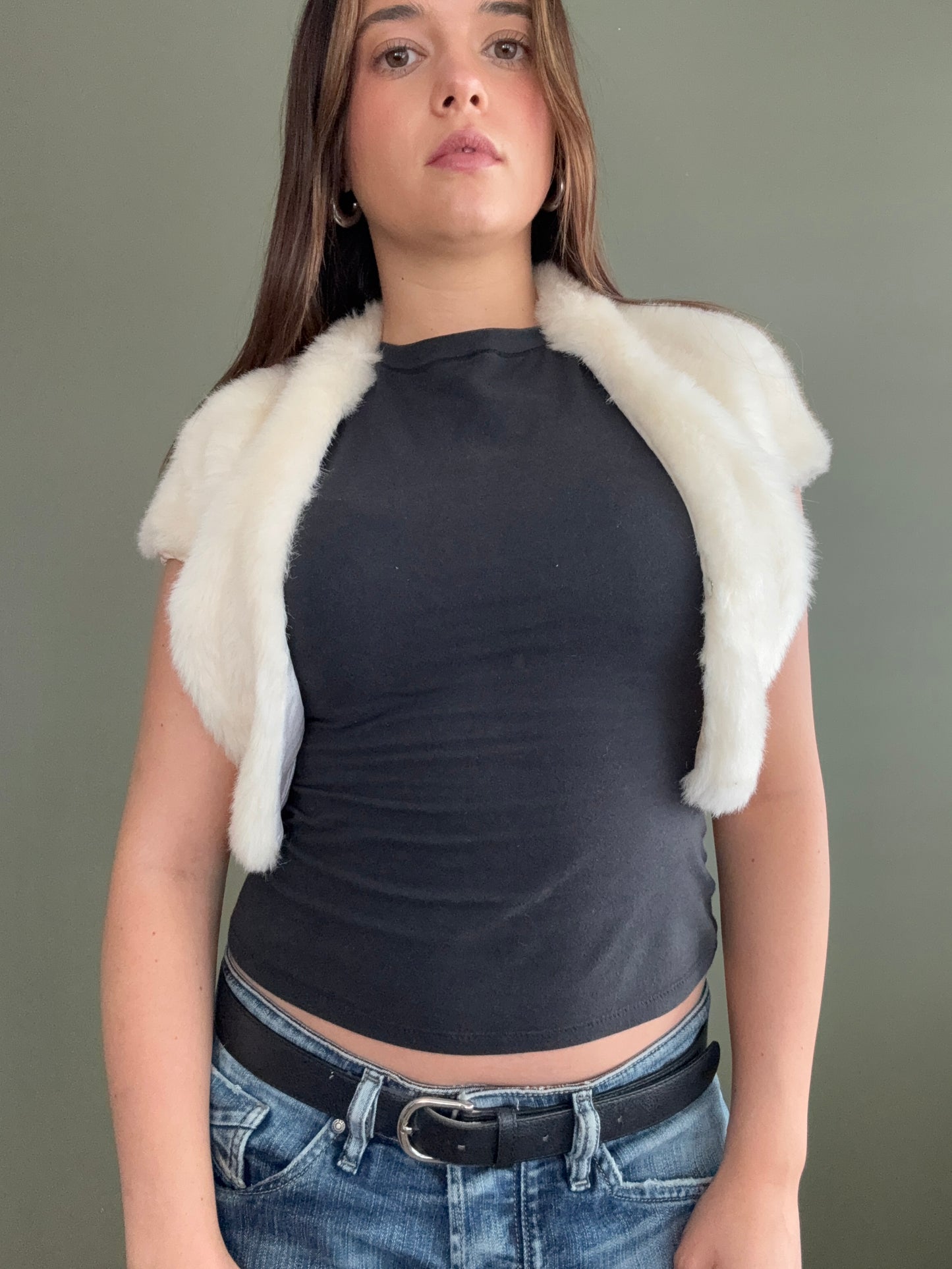 Karen Millen Faux Fur Bolero (UK8)