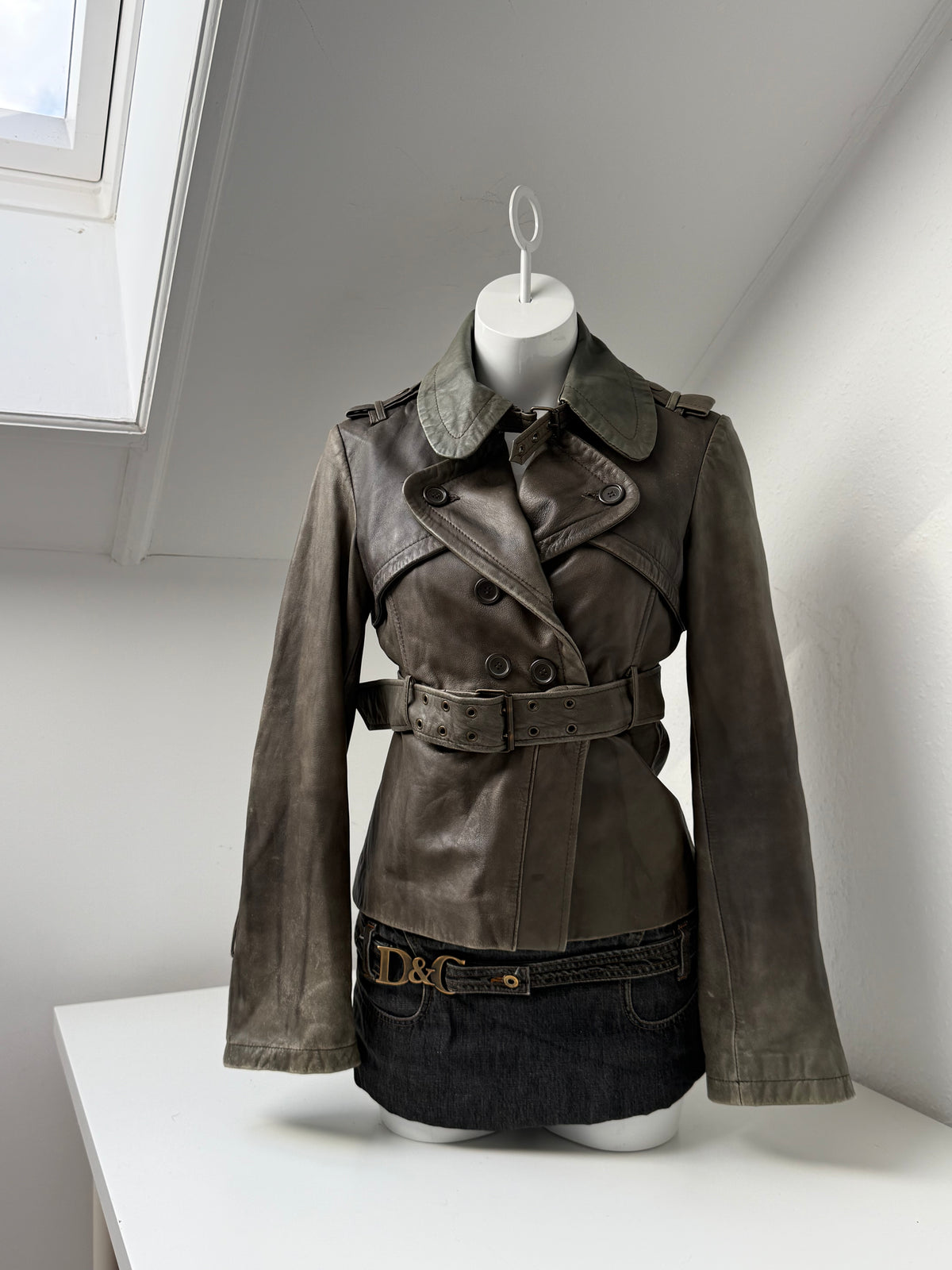 Allsaints 2 in 1 Leather Jacket (UK12)
