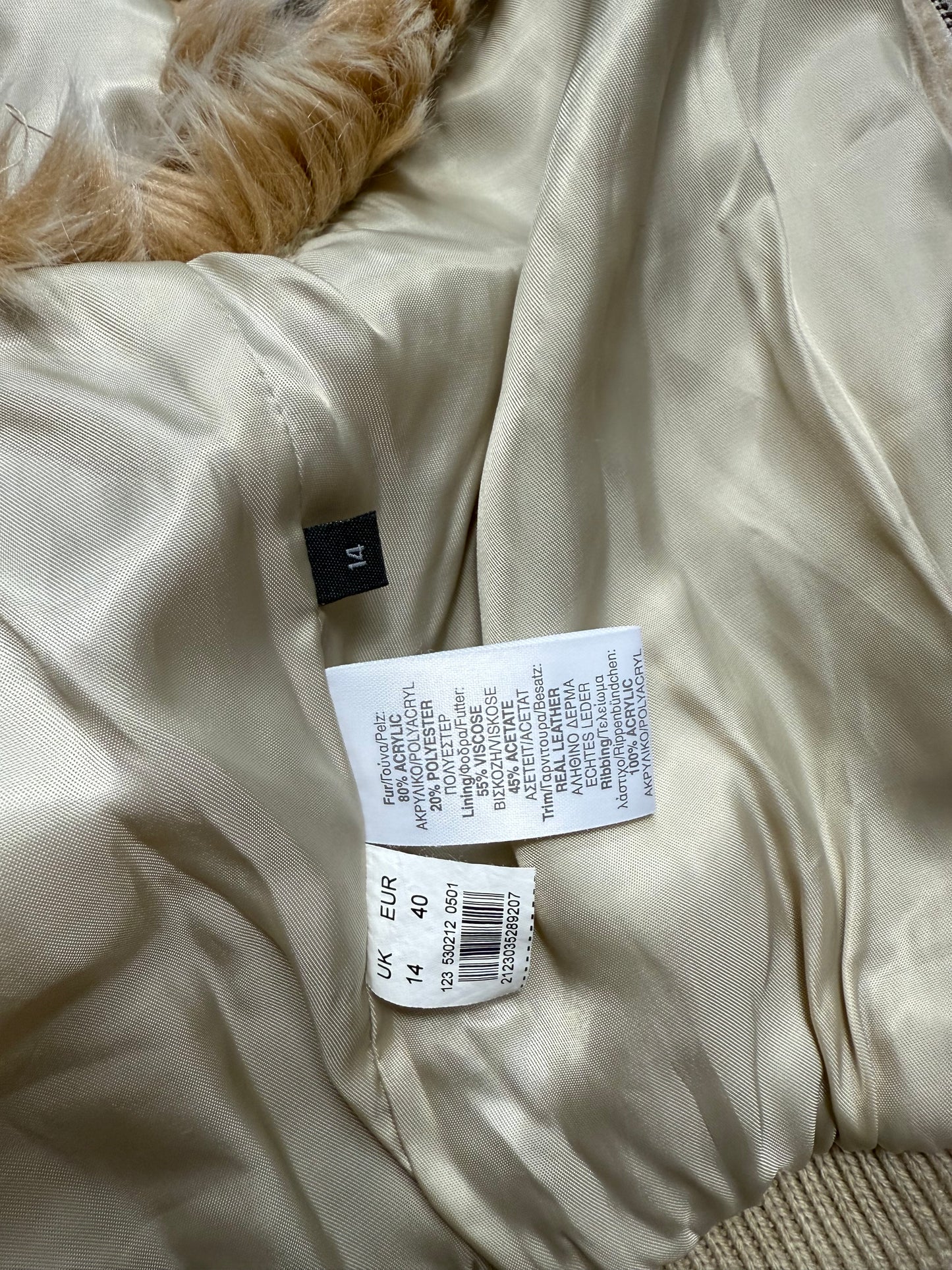 Faux Fur Gilet (UK14)