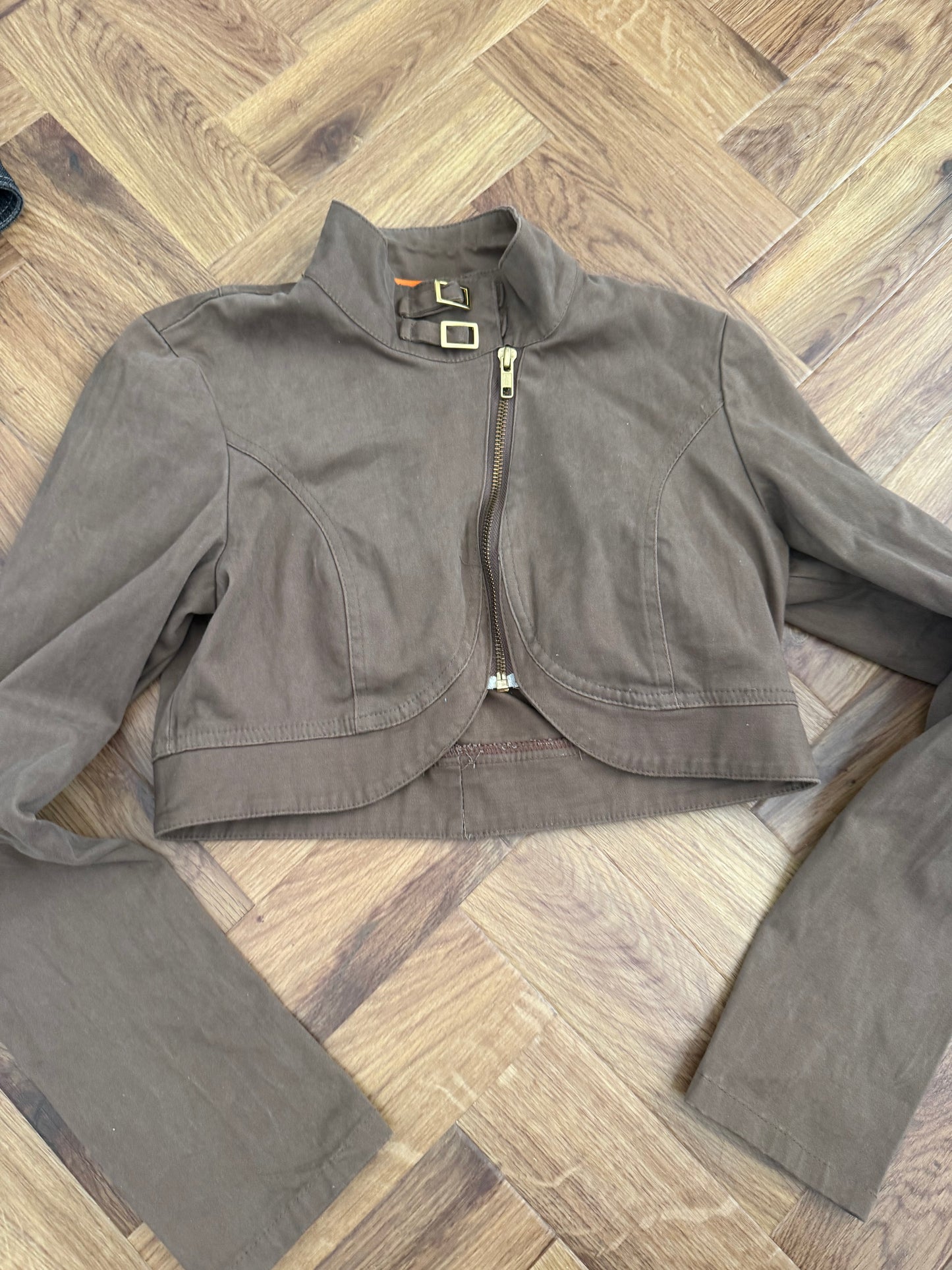 Super Crop Buckle Jacket (XS)