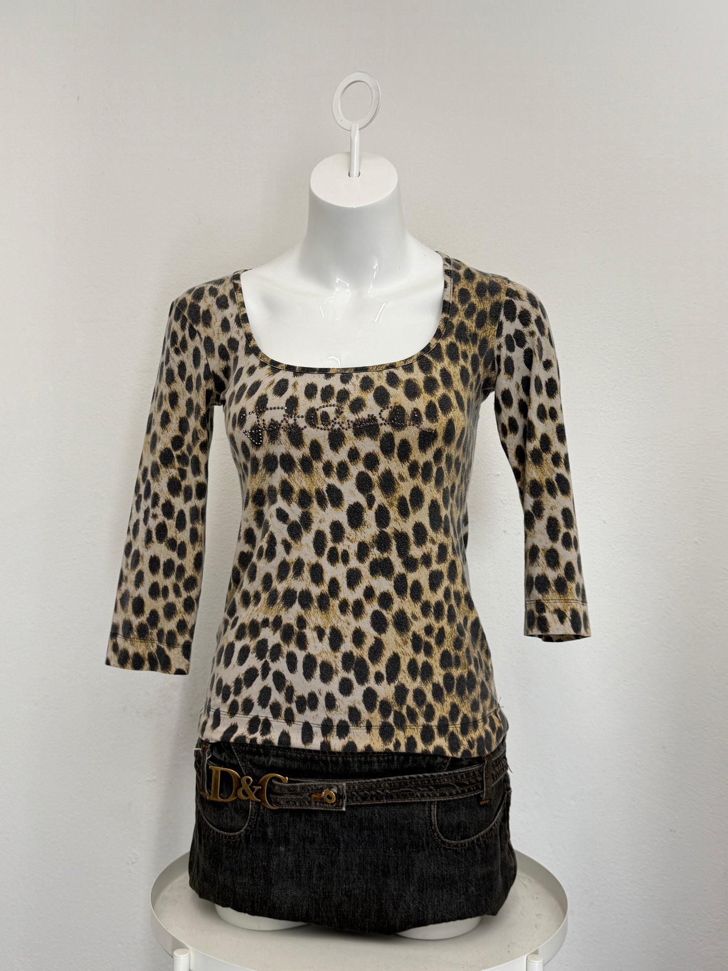 Leopard Cavalli Top (M)