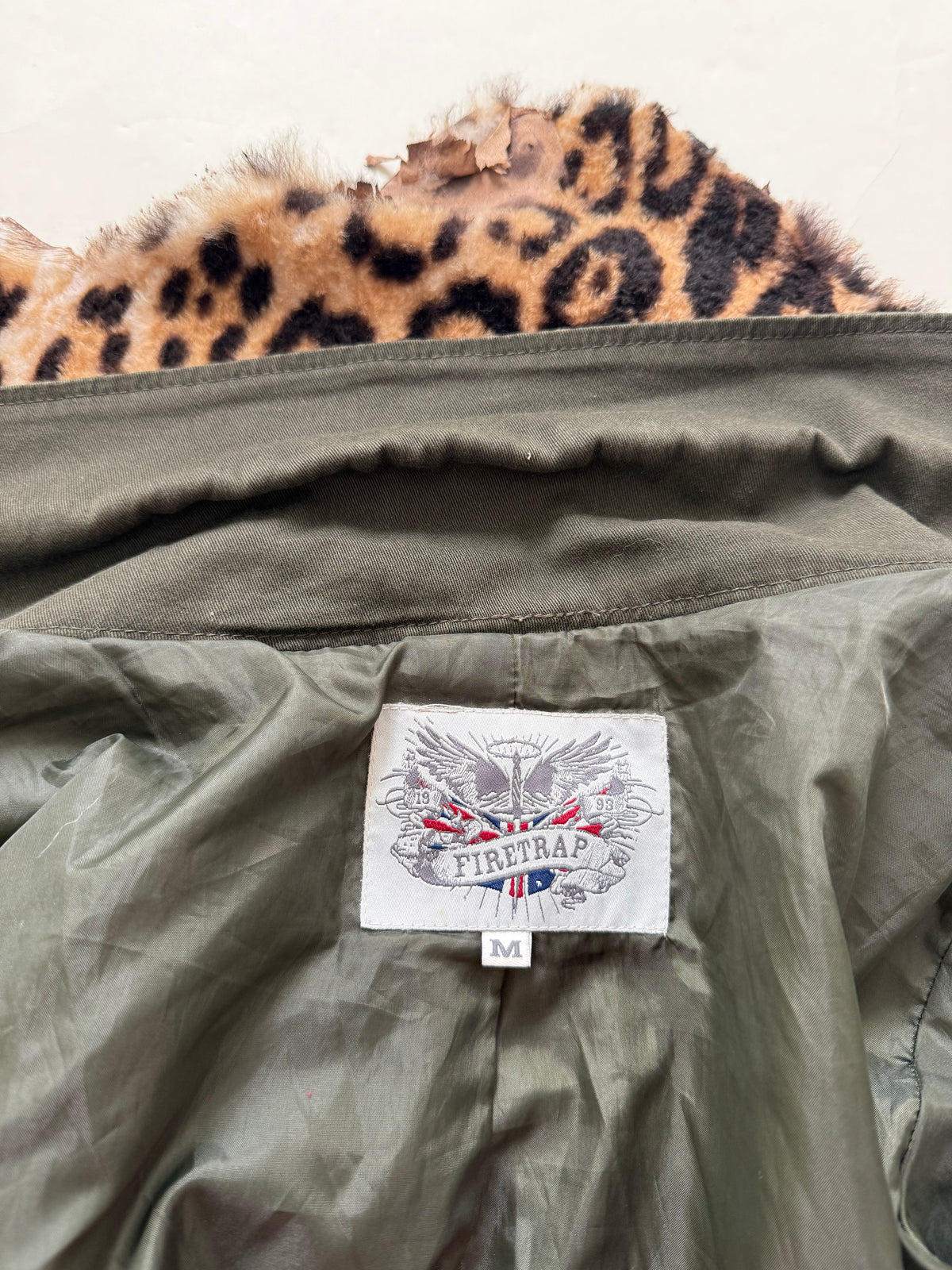 Firetrap Military Funnel Neck Jacket (M)