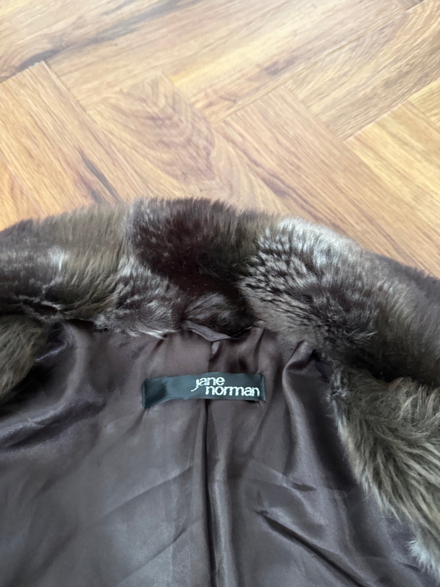 Jane Norman Faux Fur Jacket (UK12)