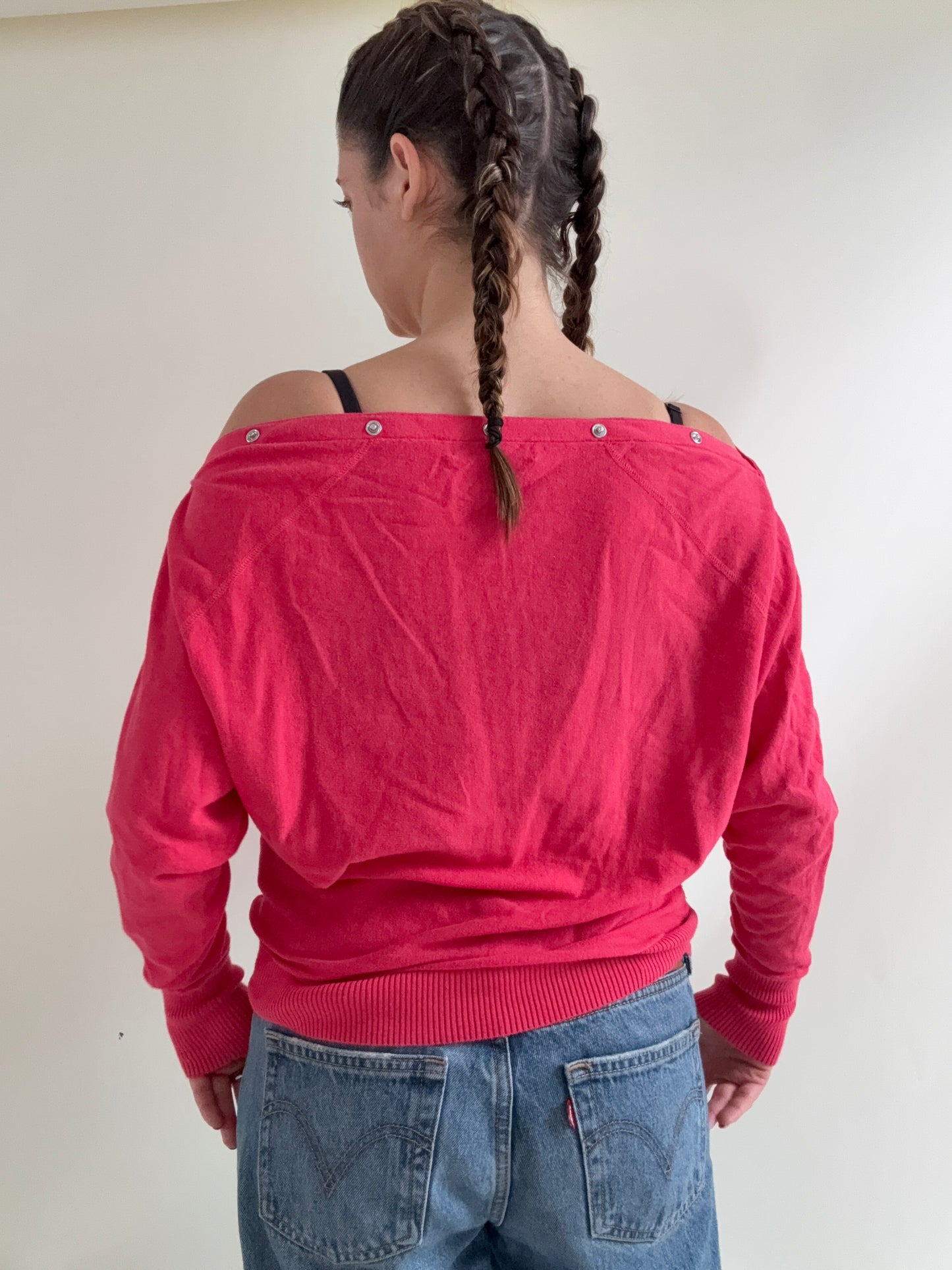Allsaints Batwing Popper Jumper (XS)