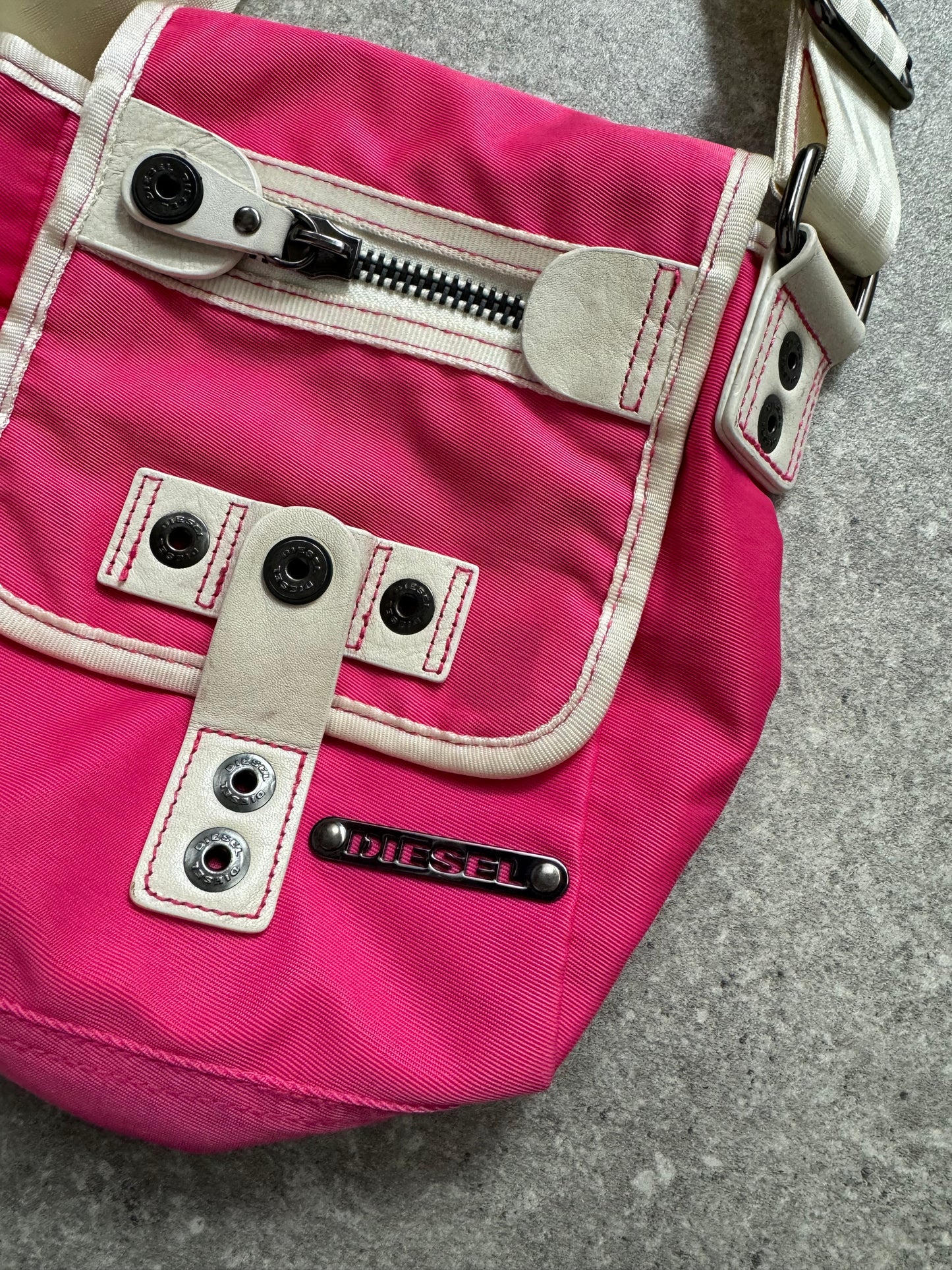 Diesel Pink Y2K Crossbody Bag