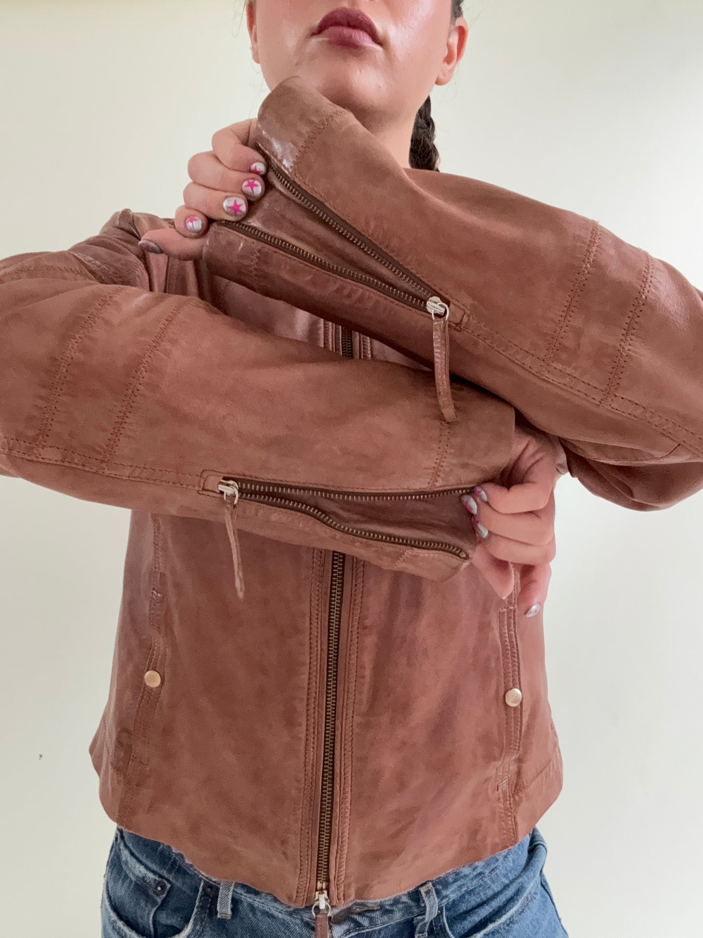 Hugo Boss Leather Jacket (M)