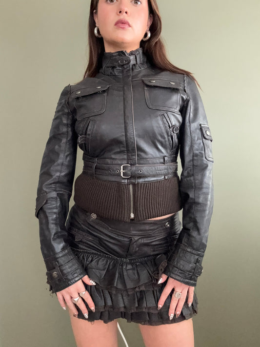 Leather Two Piece Set (S)