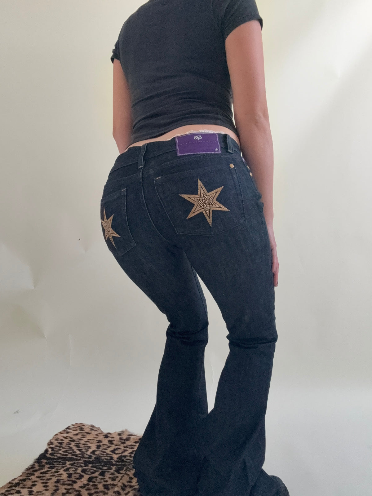 Vintage Victoria Beckham Y2K Flared Jeans (30)
