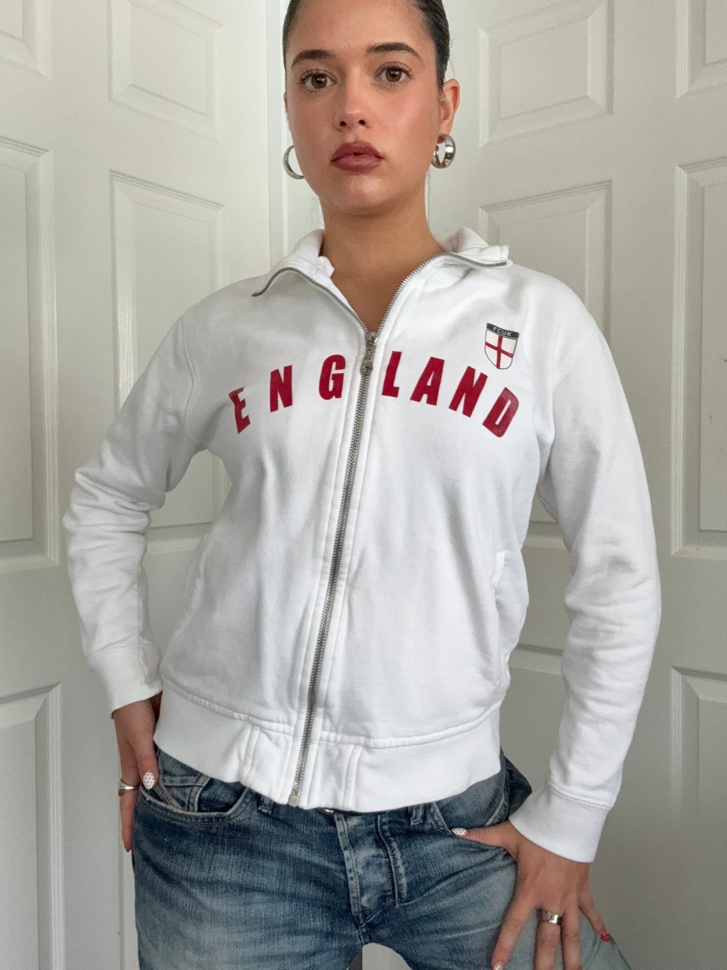 French Connection England Zip Jumper (M)