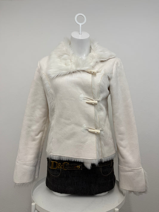 Jane Norman Faux Fur Jacket (UK12)