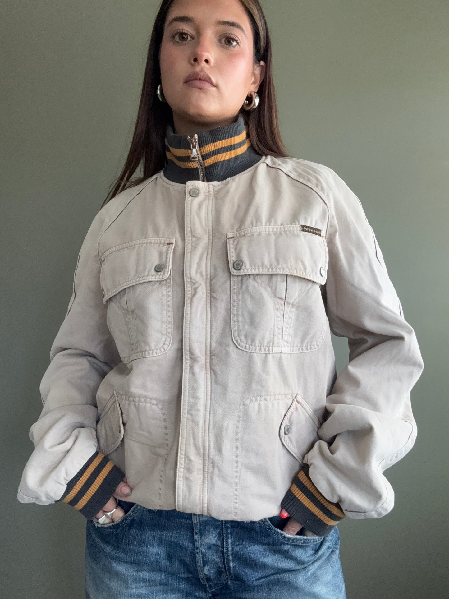 Dolce and Gabbana Cargo Bomber Jacket (L)