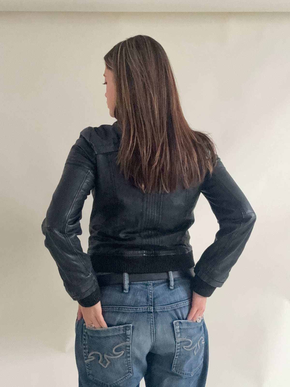Vintage Leather Jacket (UK12)