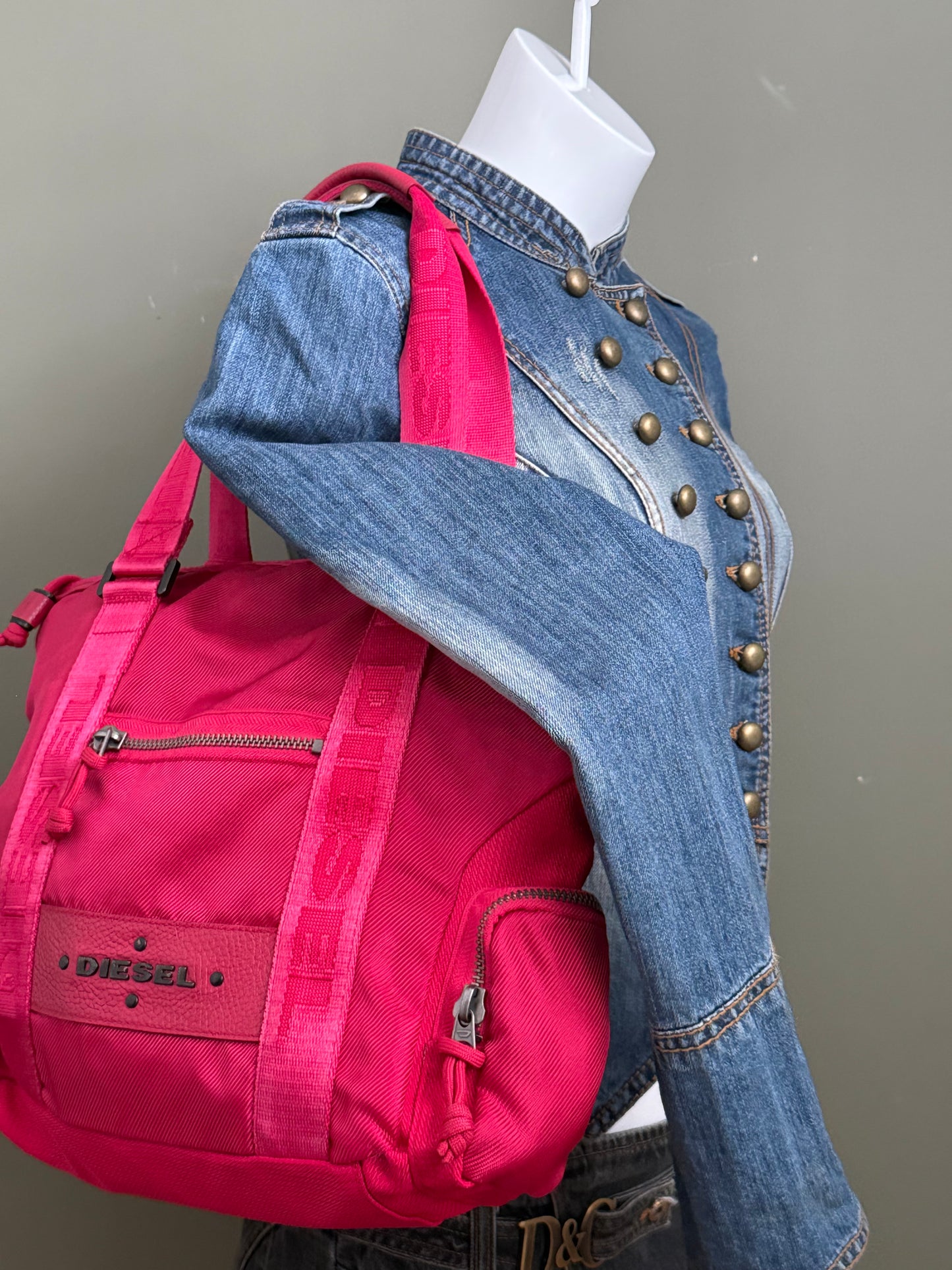 Pink Diesel Tote Bag