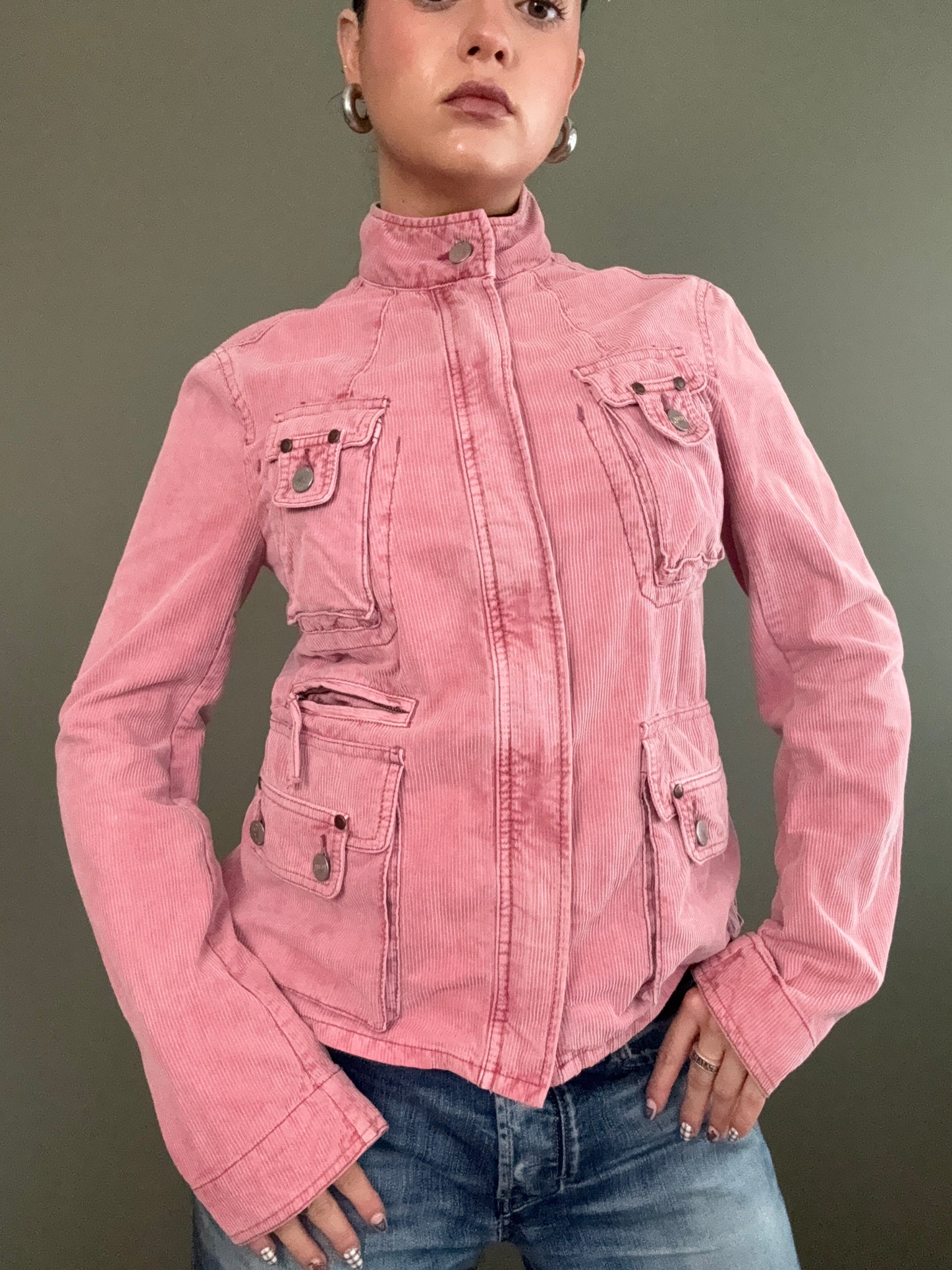 French Connection Pink Corduroy Jacket (UK8)