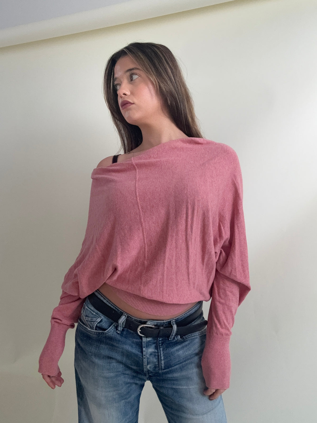 Allsaints Batwing Popper Jumper (UK6)