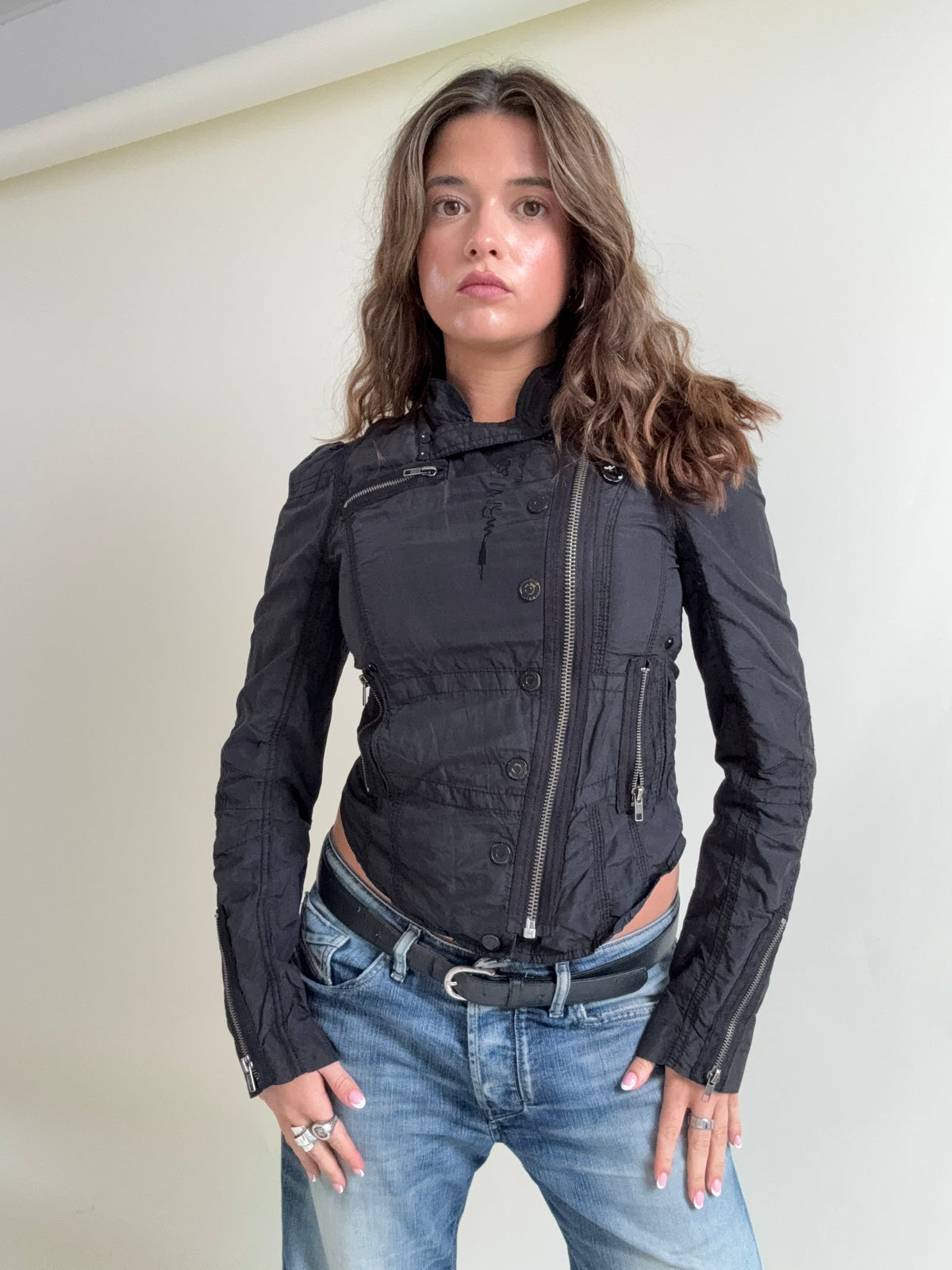 Asymmetric Corset Utility Jacket (UK10)
