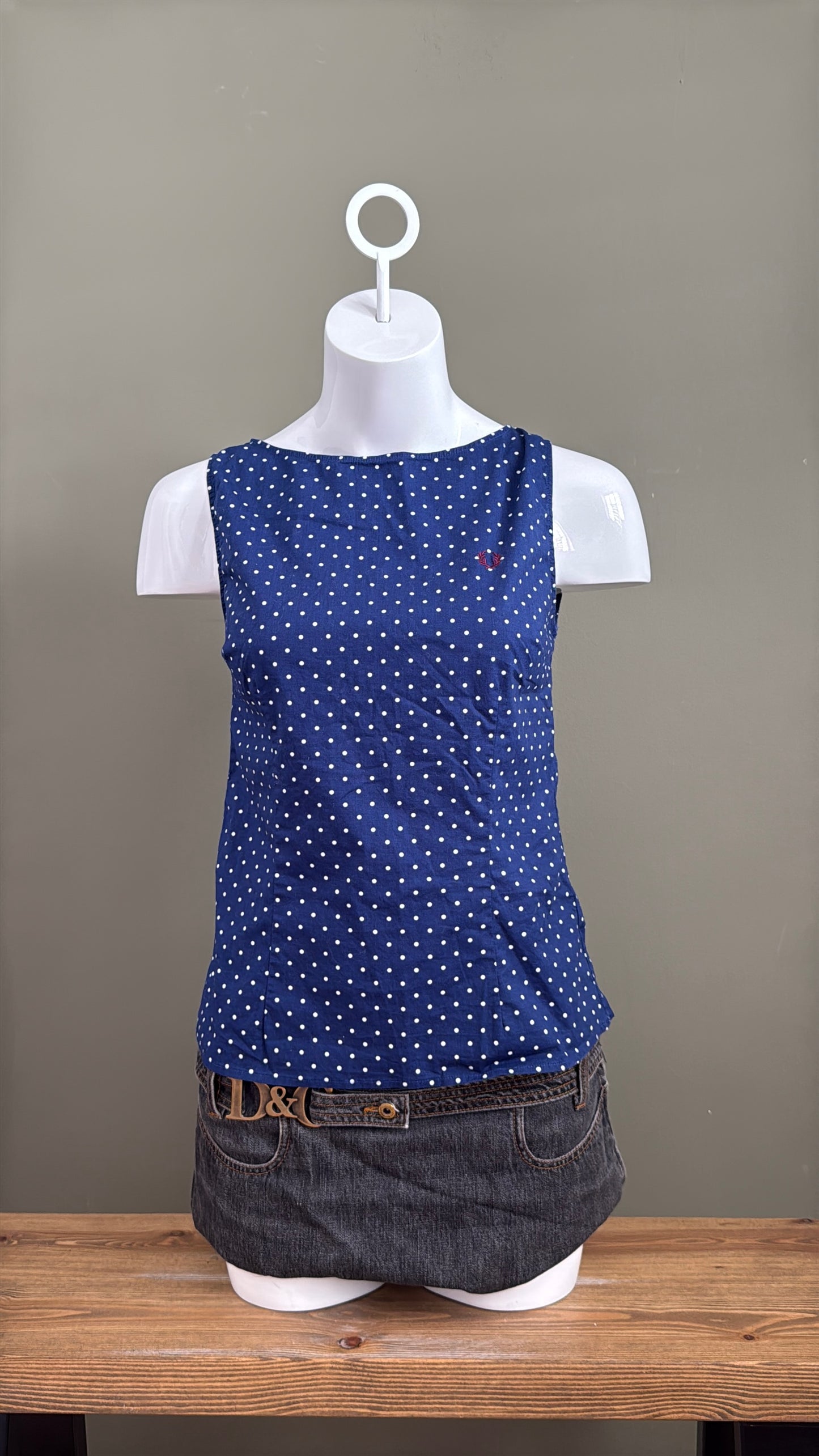 Fred Perry Polka Dot Top (UK10)