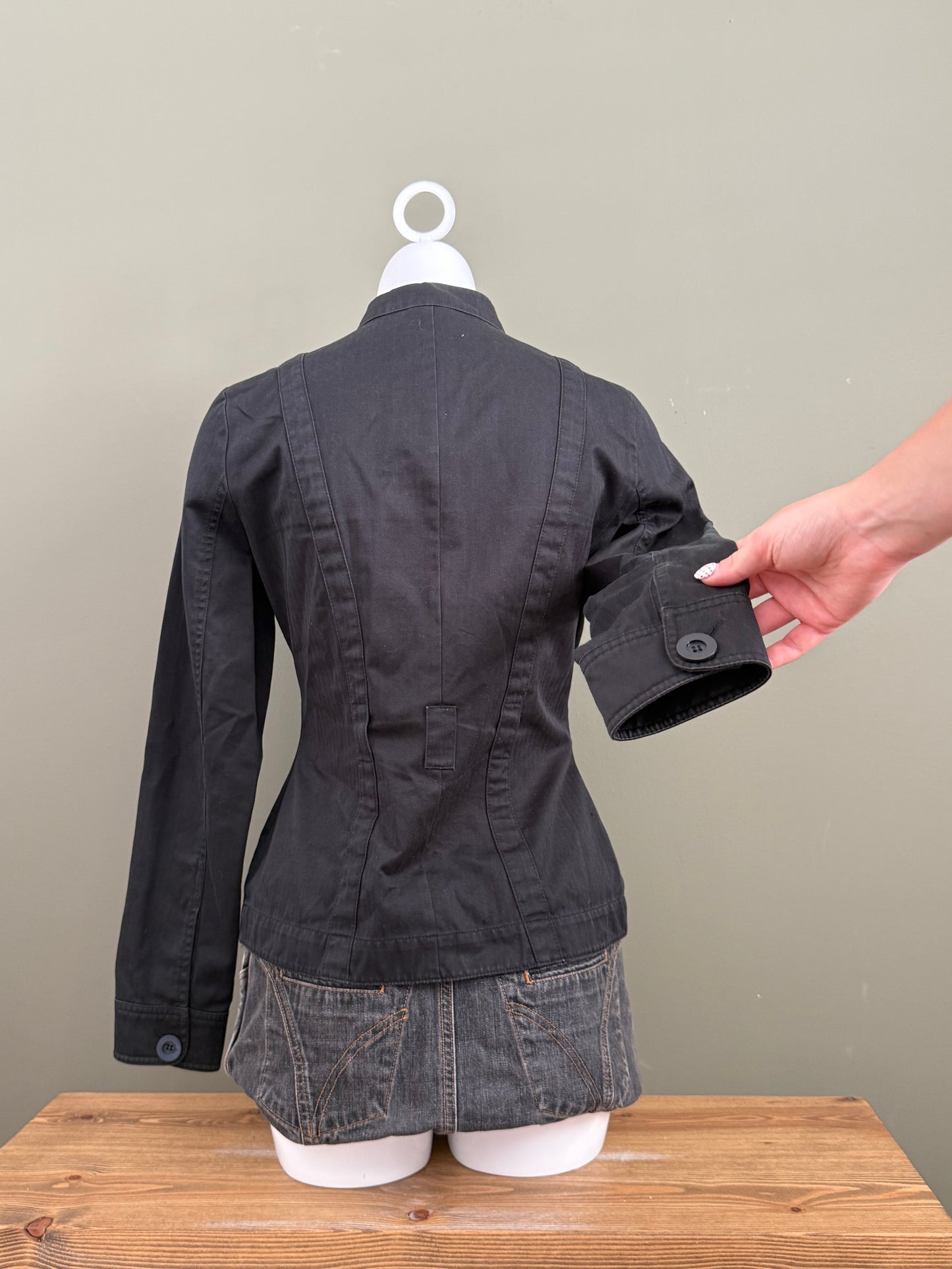 Black Military Jacket (UK10)