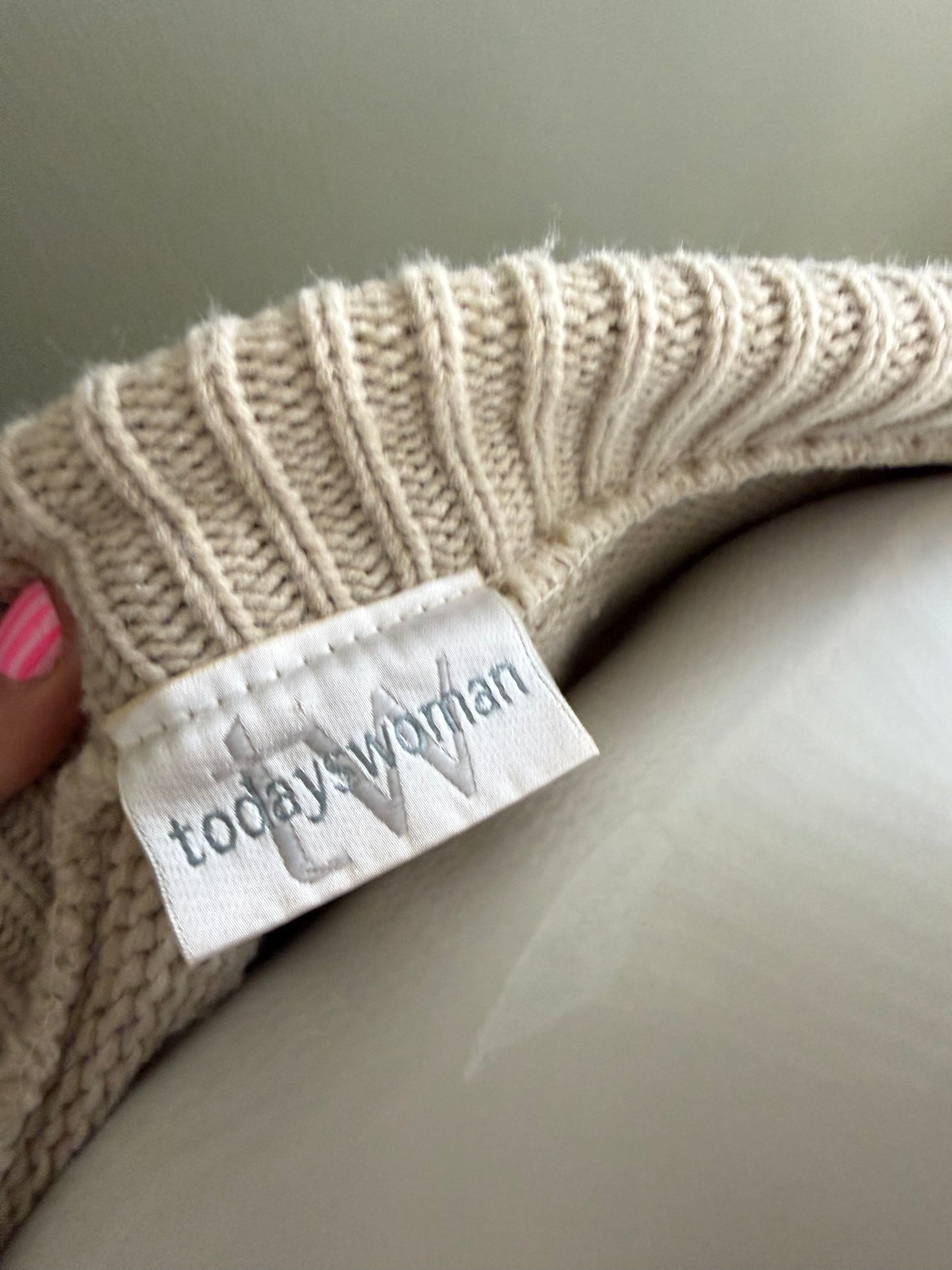 Off The Shoulder Knit Jumper (UK14)