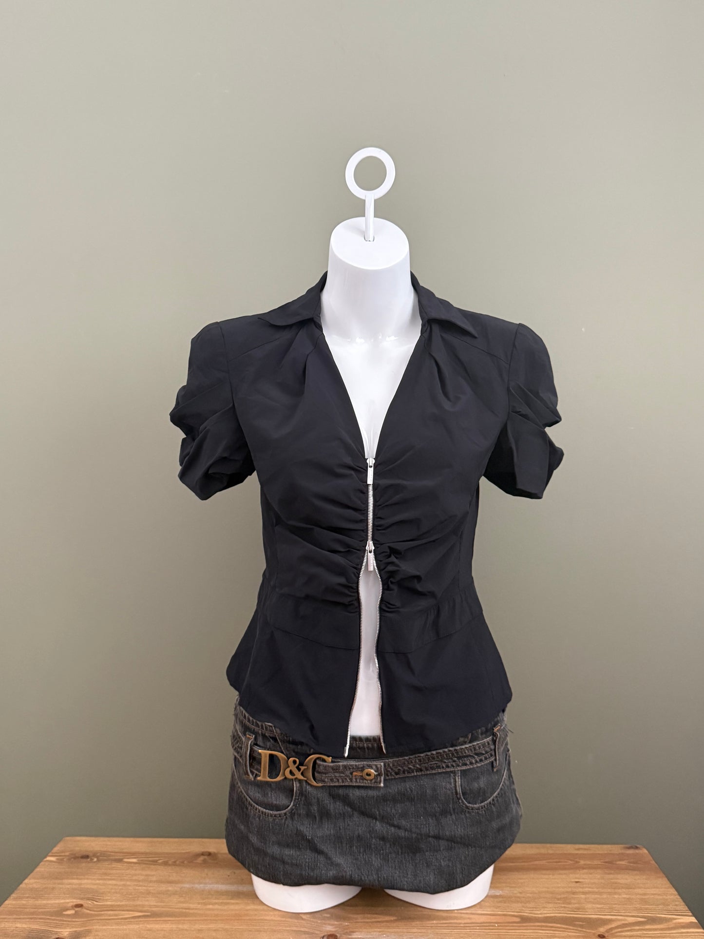 Karen Millen Zip Shirt (UK14)