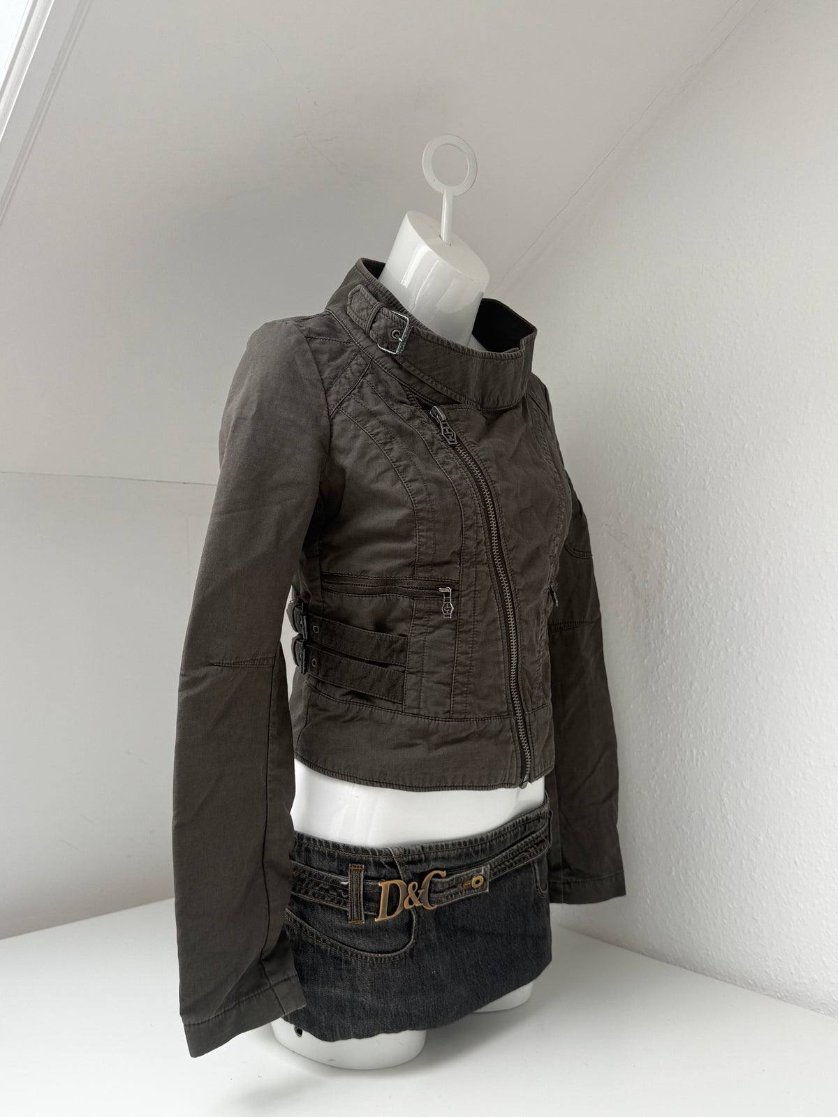 Cropped Diesel Utility Jacket (M)