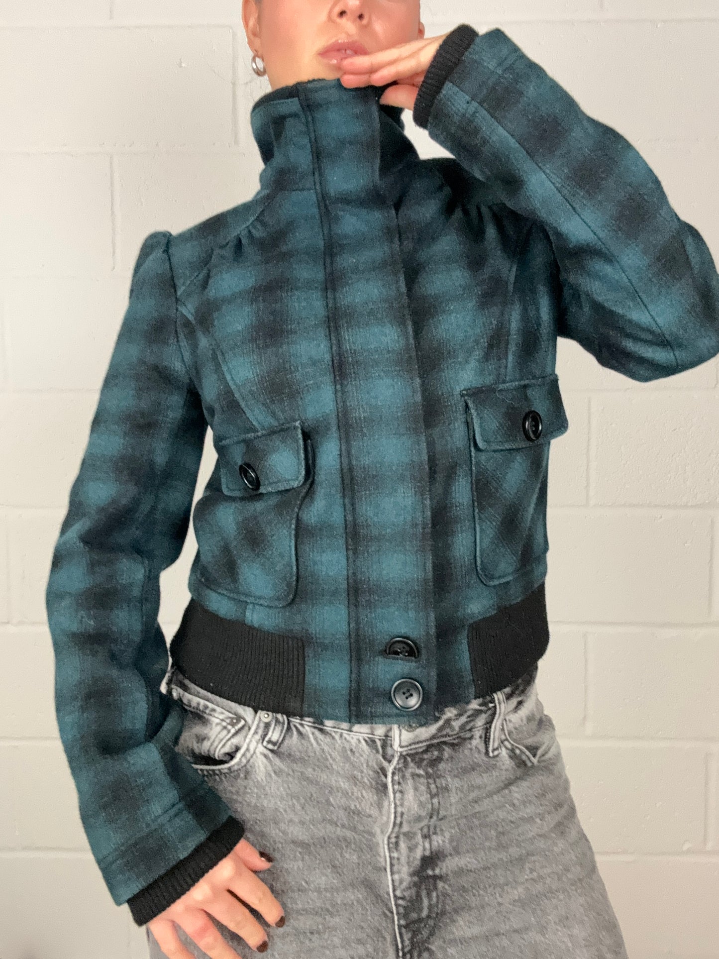 Wool Tartan Jacket (UK12)