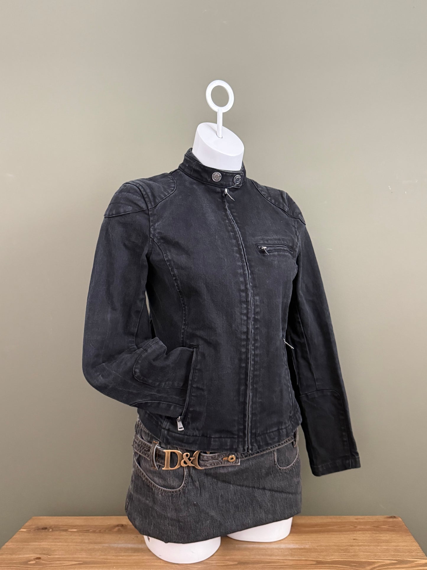 Ralph Lauren Denim Biker Jacket (S)