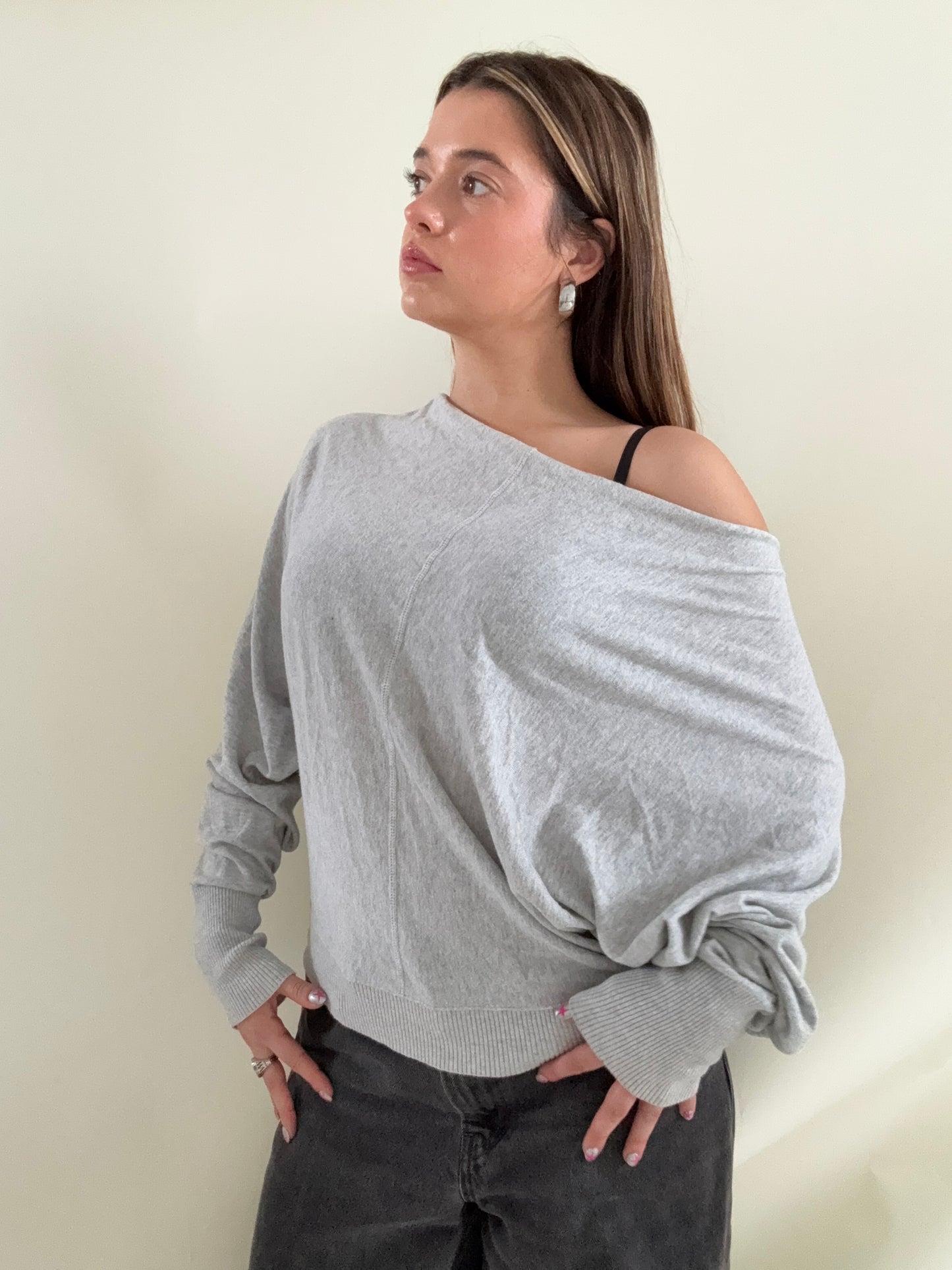 Allsaints Batwing Popper Jumper (UK10)