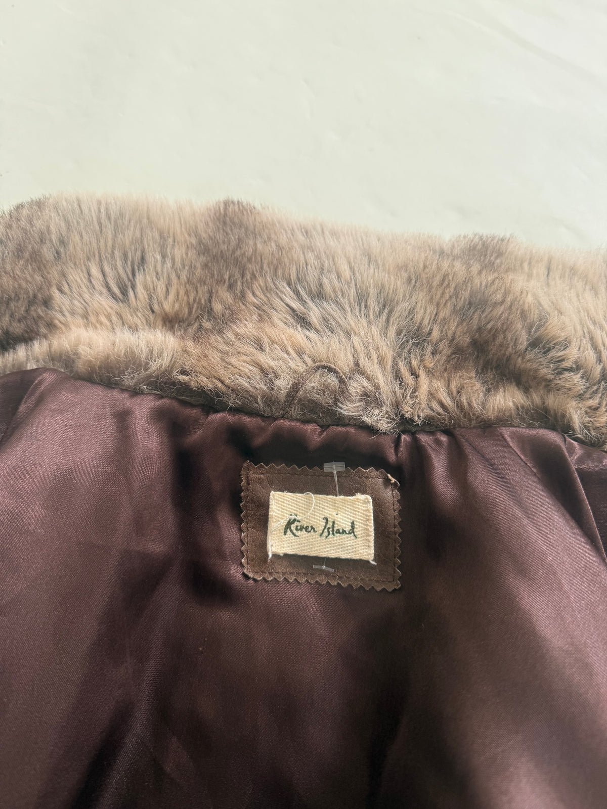 Faux Fur Bomber Jacket (UK16)