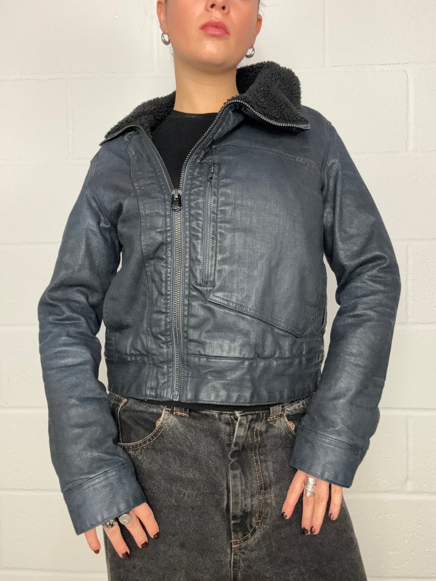 G-Star Denim Fleece Lined Jacket (S)