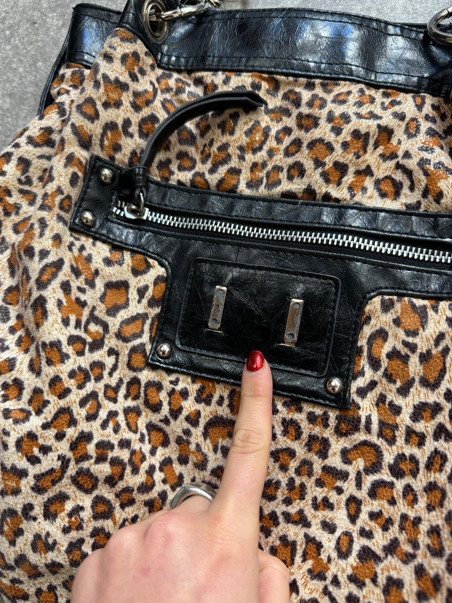 Jane Norman Leopard Bag