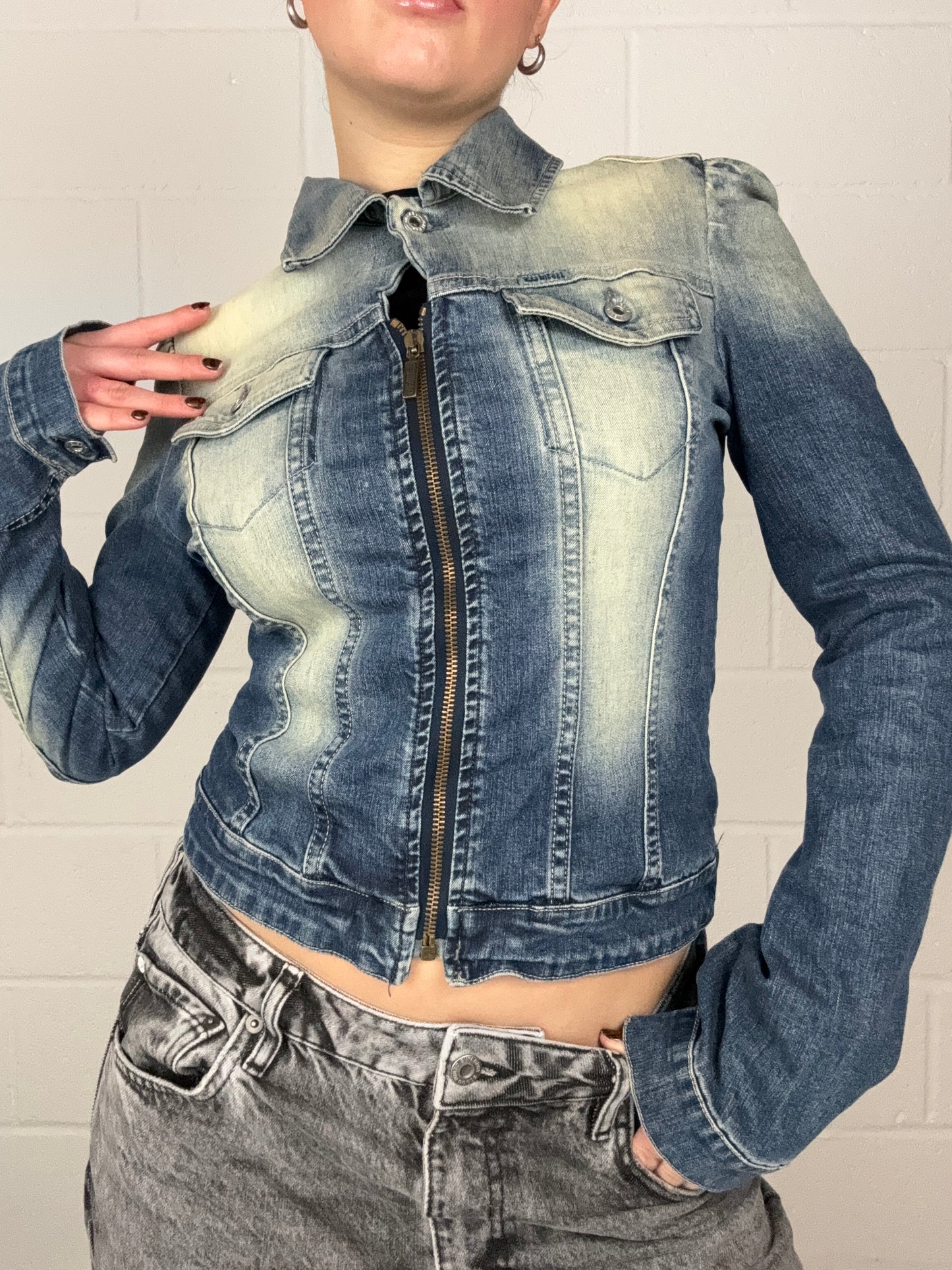 Diesel Denim Fitted Jacket (M)