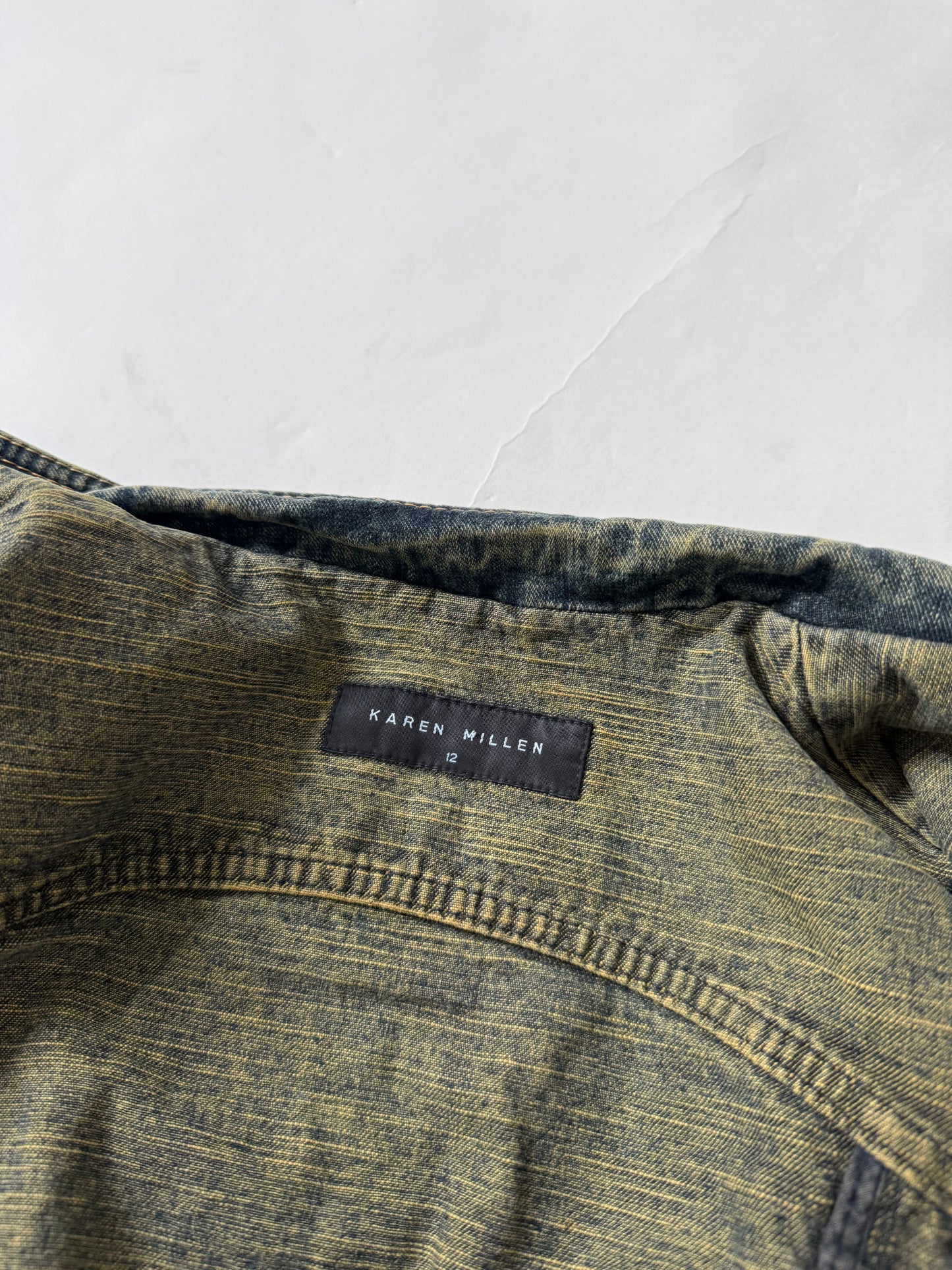 Karen Millen Denim Military Jacket (UK12)