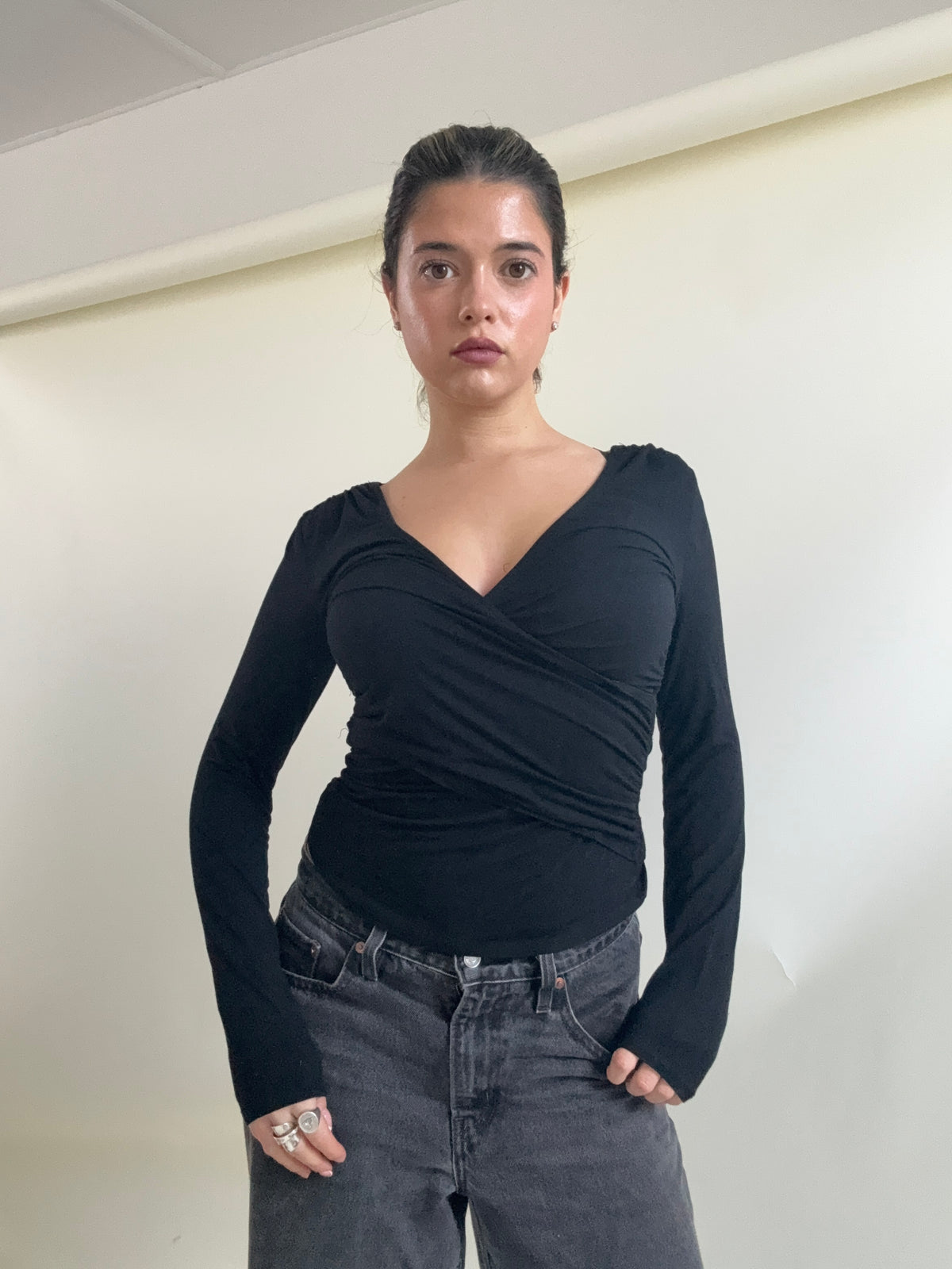 Bebe Y2K Longsleeve Top (S)