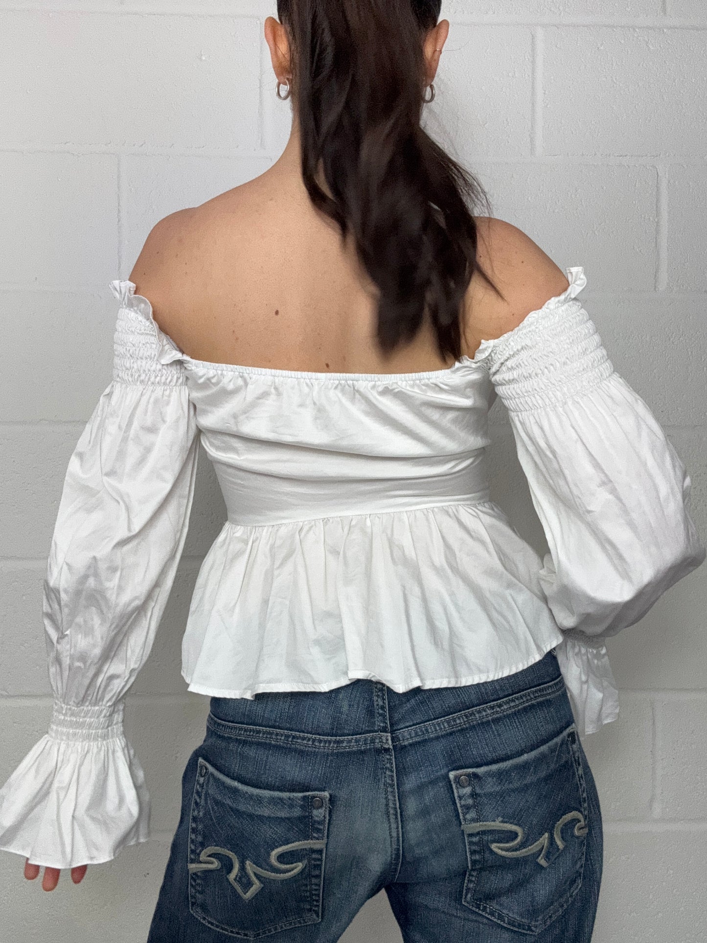 Guess Milkmaid Top (UK6)