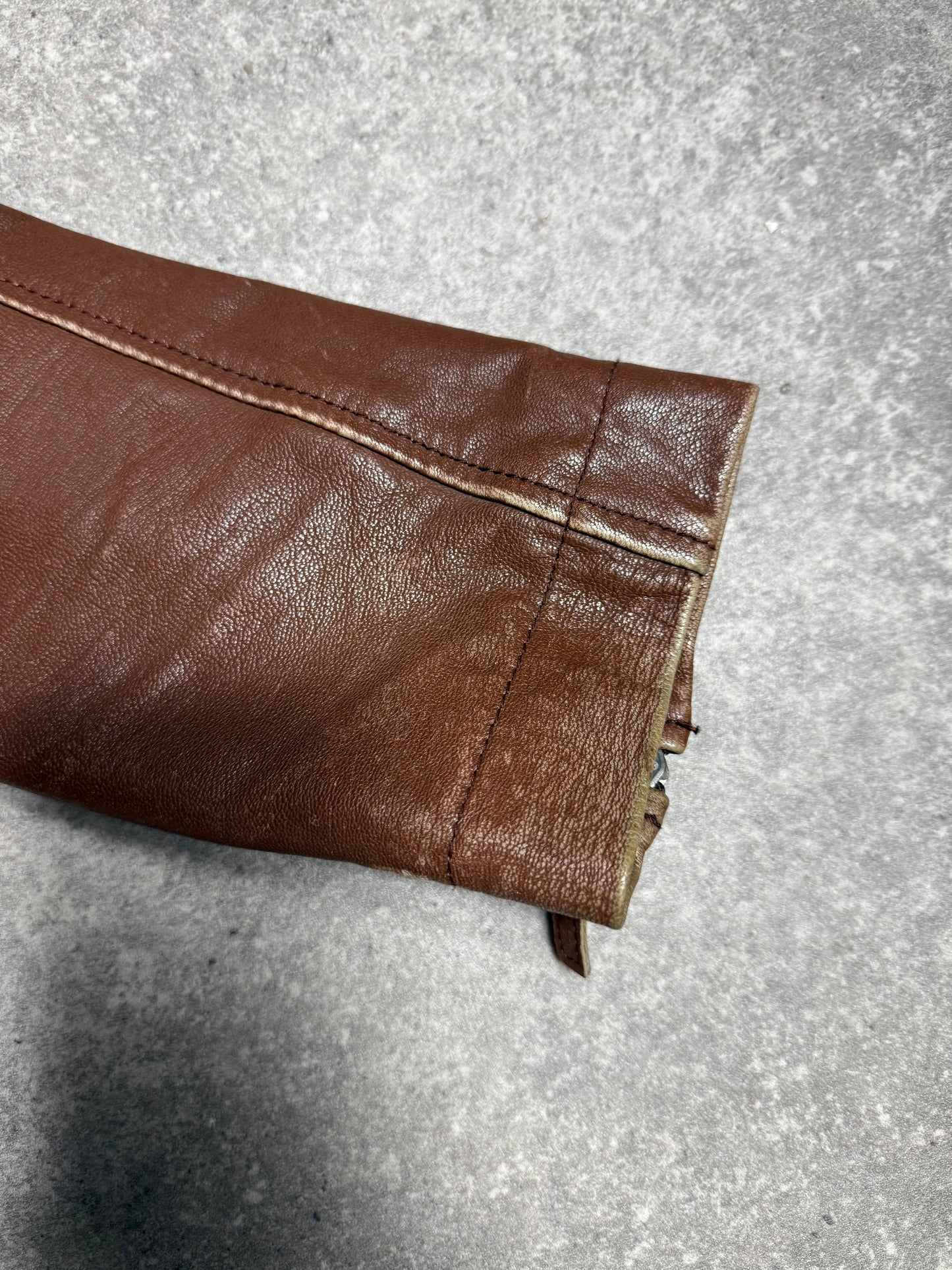 Vintage Diesel Leather Jacket (L)