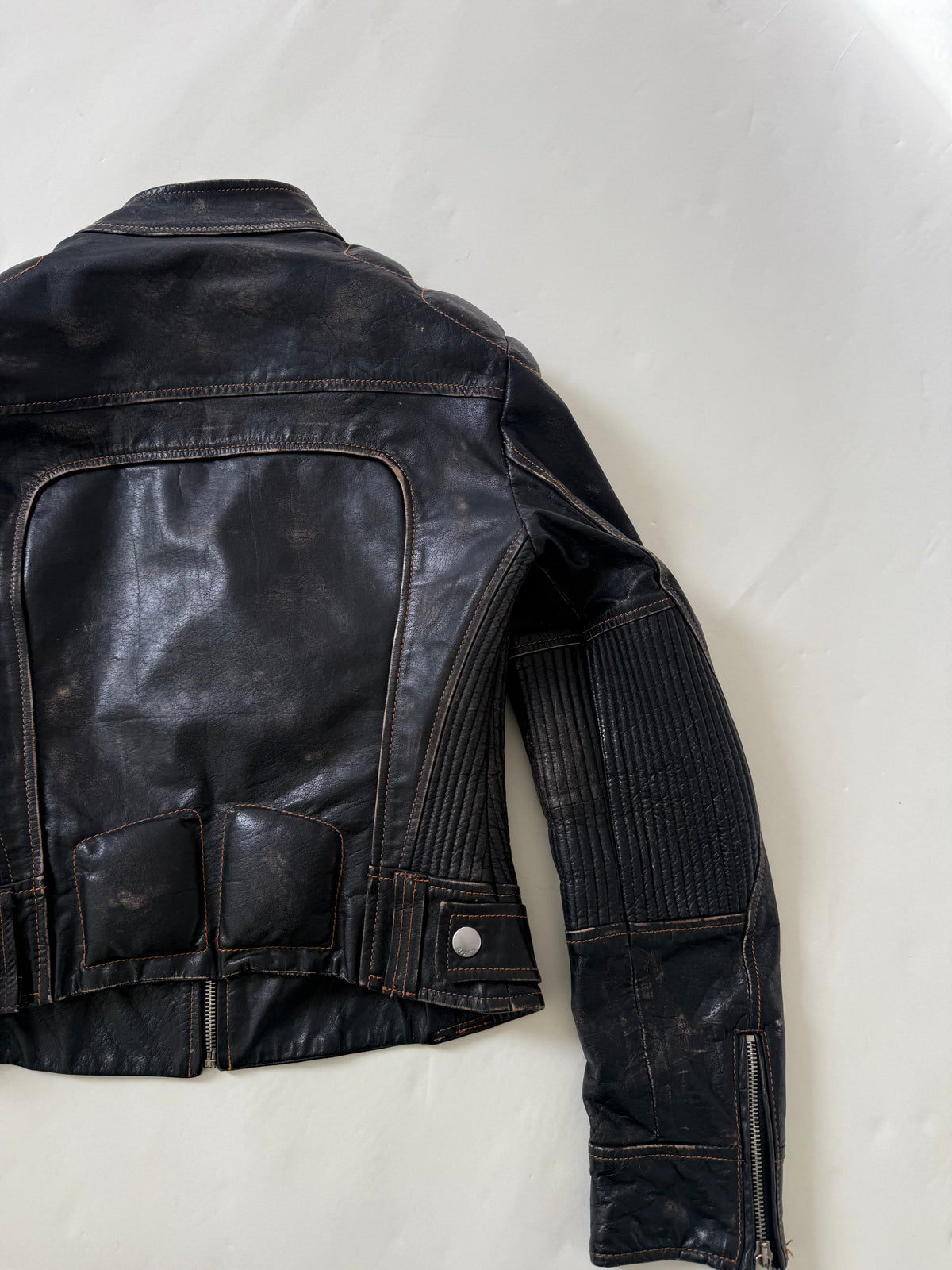 Miss Sixty Leather Biker Jacket (S)