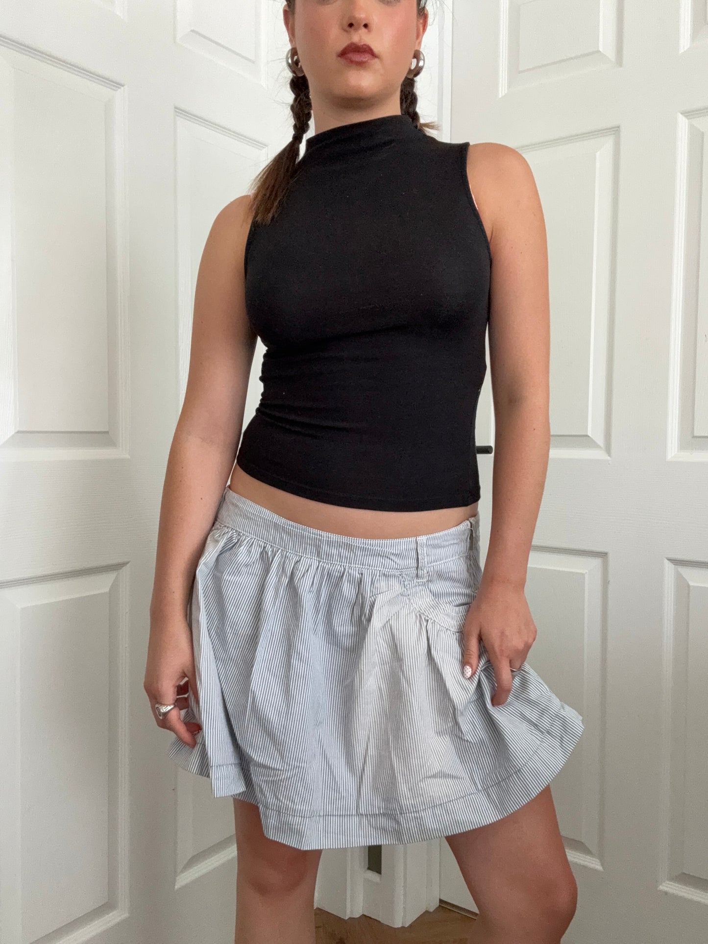Diesel Pinstripe Skirt (30)