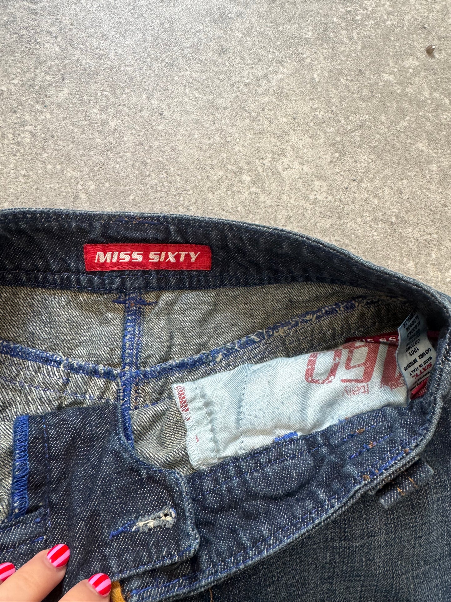 Miss Sixty Denim Mini Skirt (M)