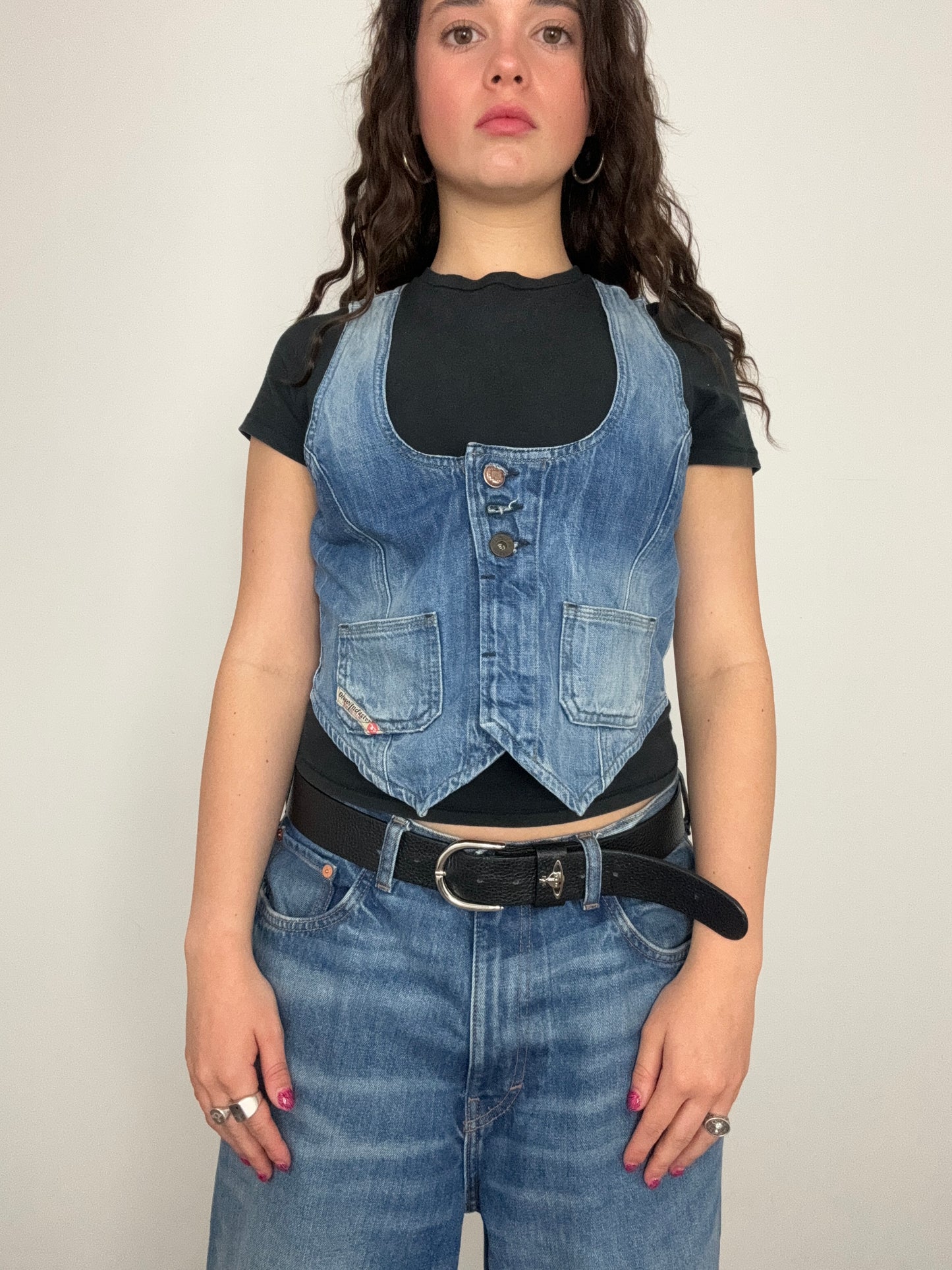 Diesel Denim Waistcoat