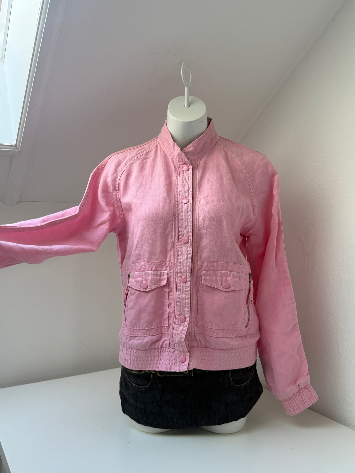 Ted Baker Pink Linen Jacket (UK8)