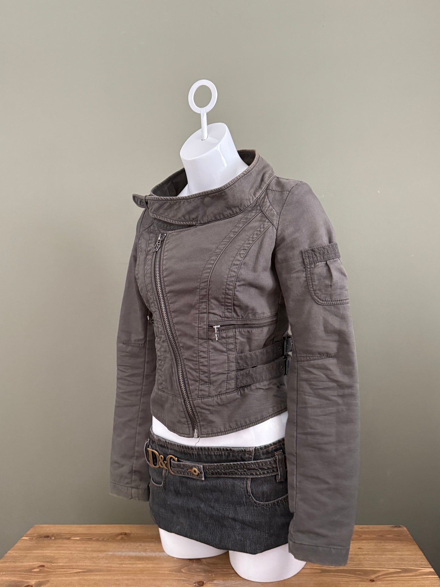 Diesel Cropped Utility Jacket (S)