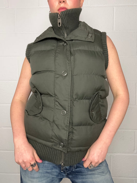 Y2K Puffer Gilet (M)