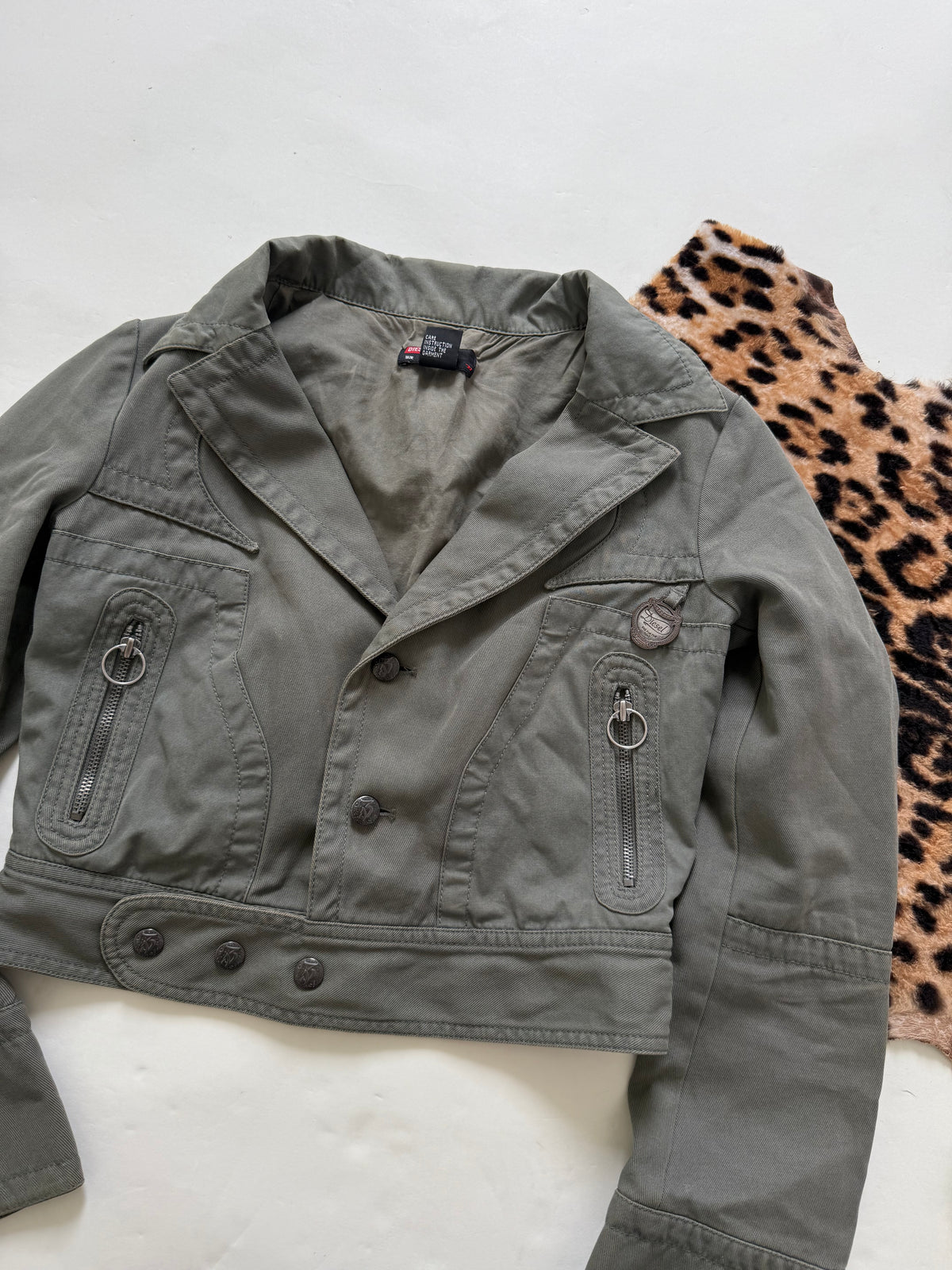Vintage Diesel Cropped Jacket (M)
