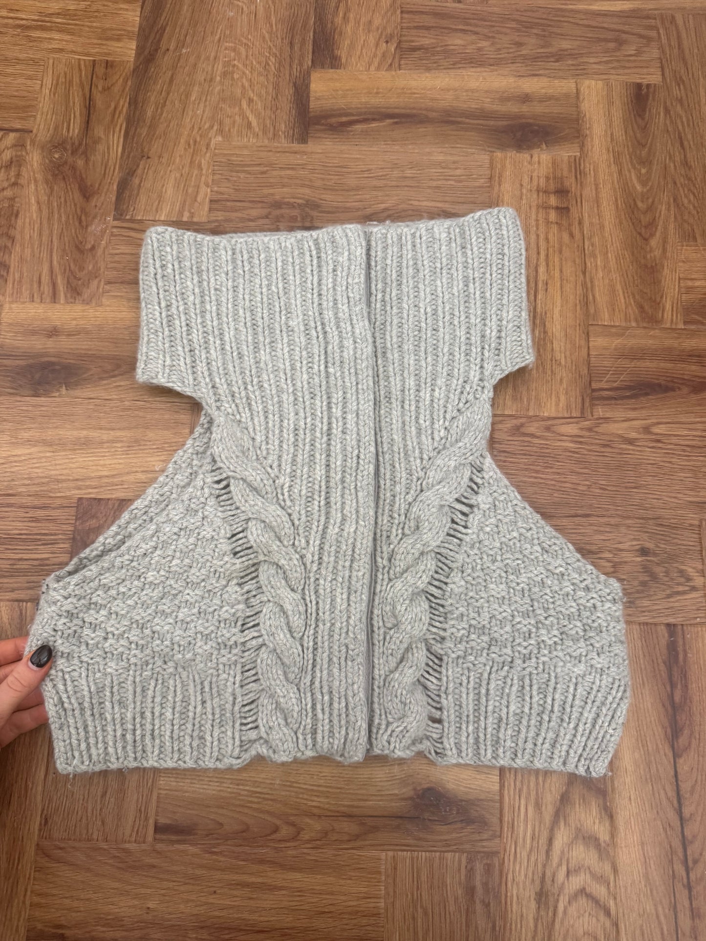 Cropped Knit Allsaints Jumper (UK10)