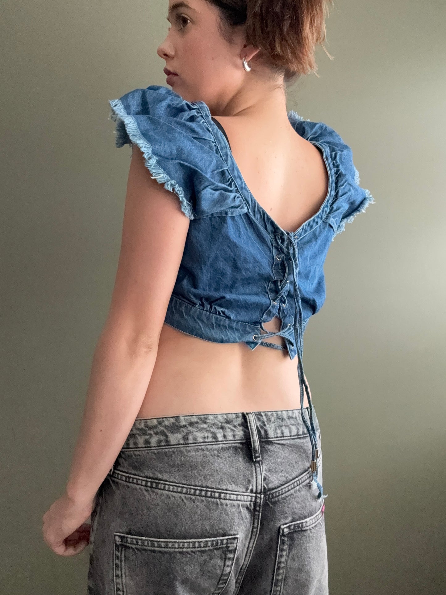 Guess Denim Top (M)