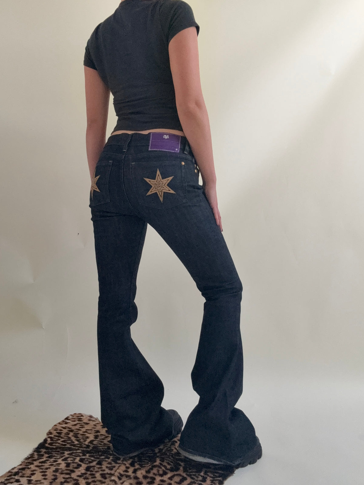 Vintage Victoria Beckham Y2K Flared Jeans (30)