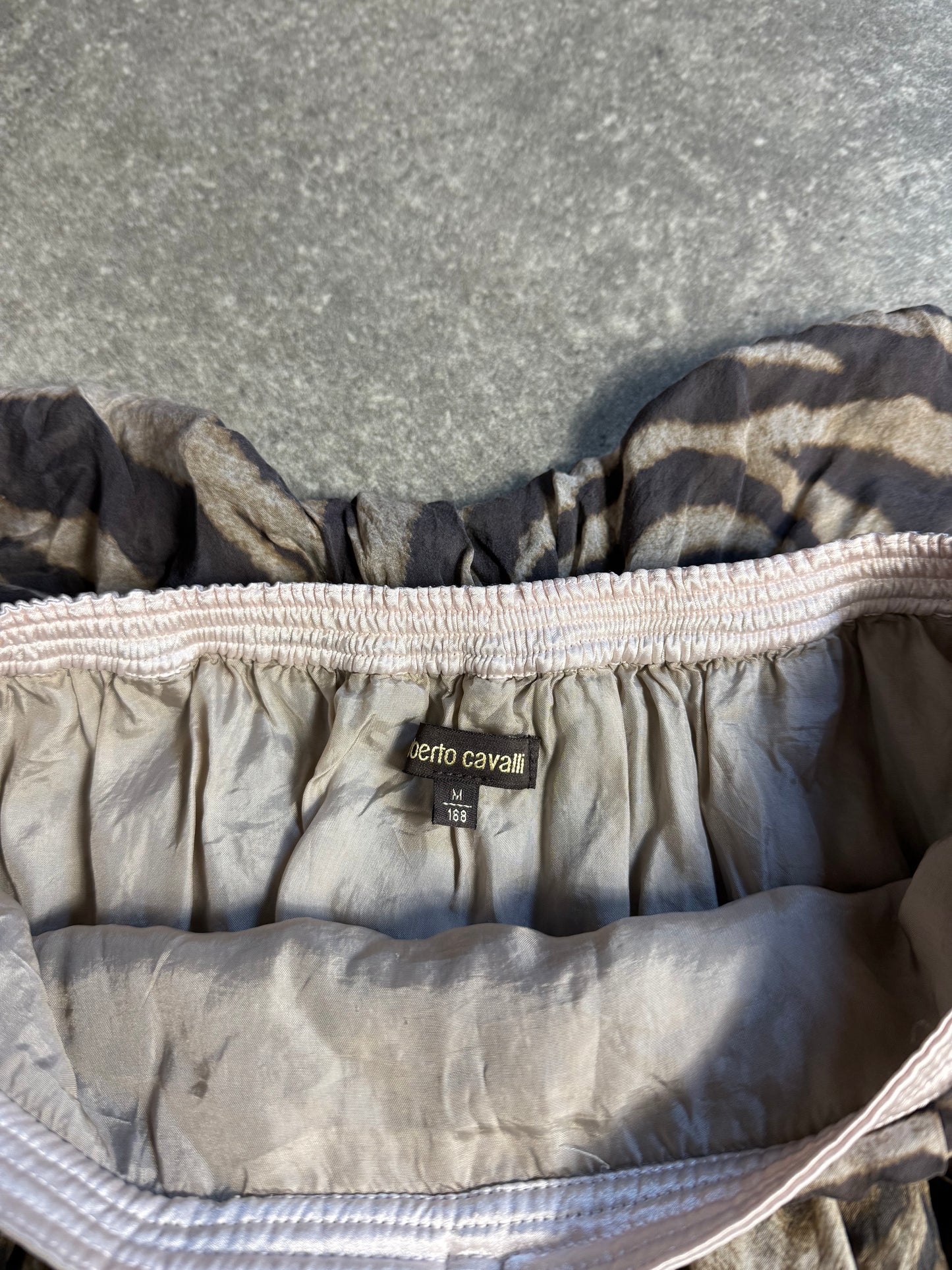 Roberto Cavalli Silk Skirt (M)