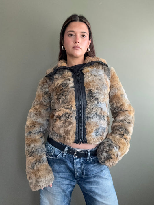 Armani Faux Fur Jacket (UK10)