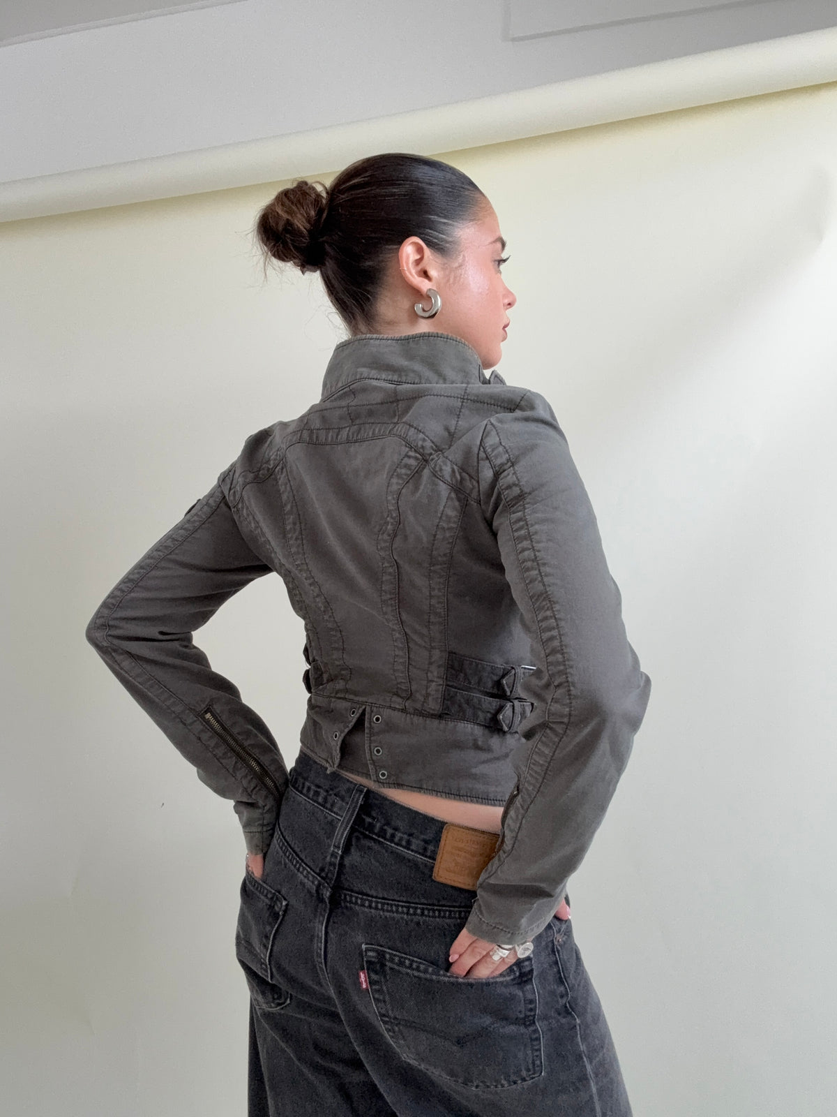 Diesel Cropped Utility Jacket (M)